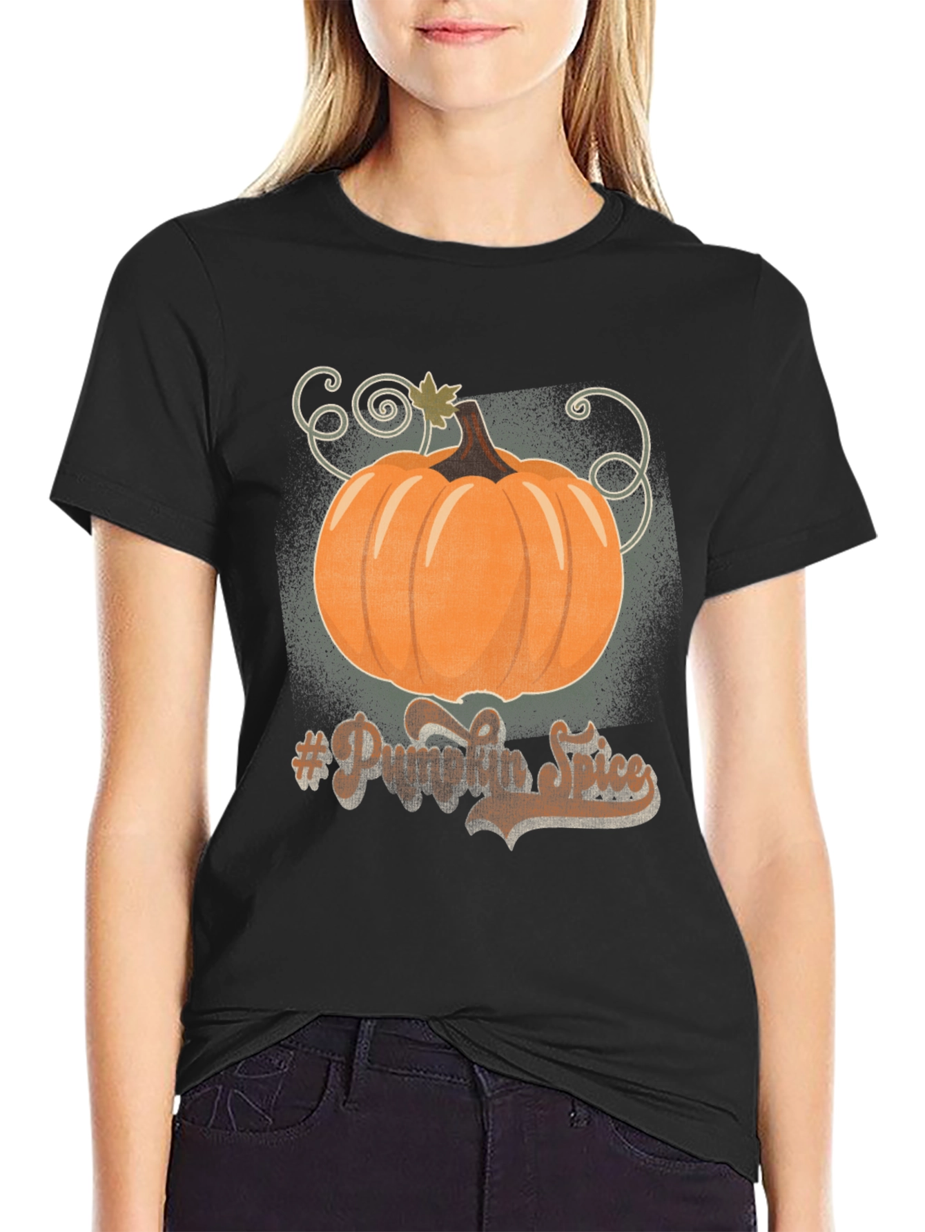Camiseta #Pumpkin Spice Otoñal