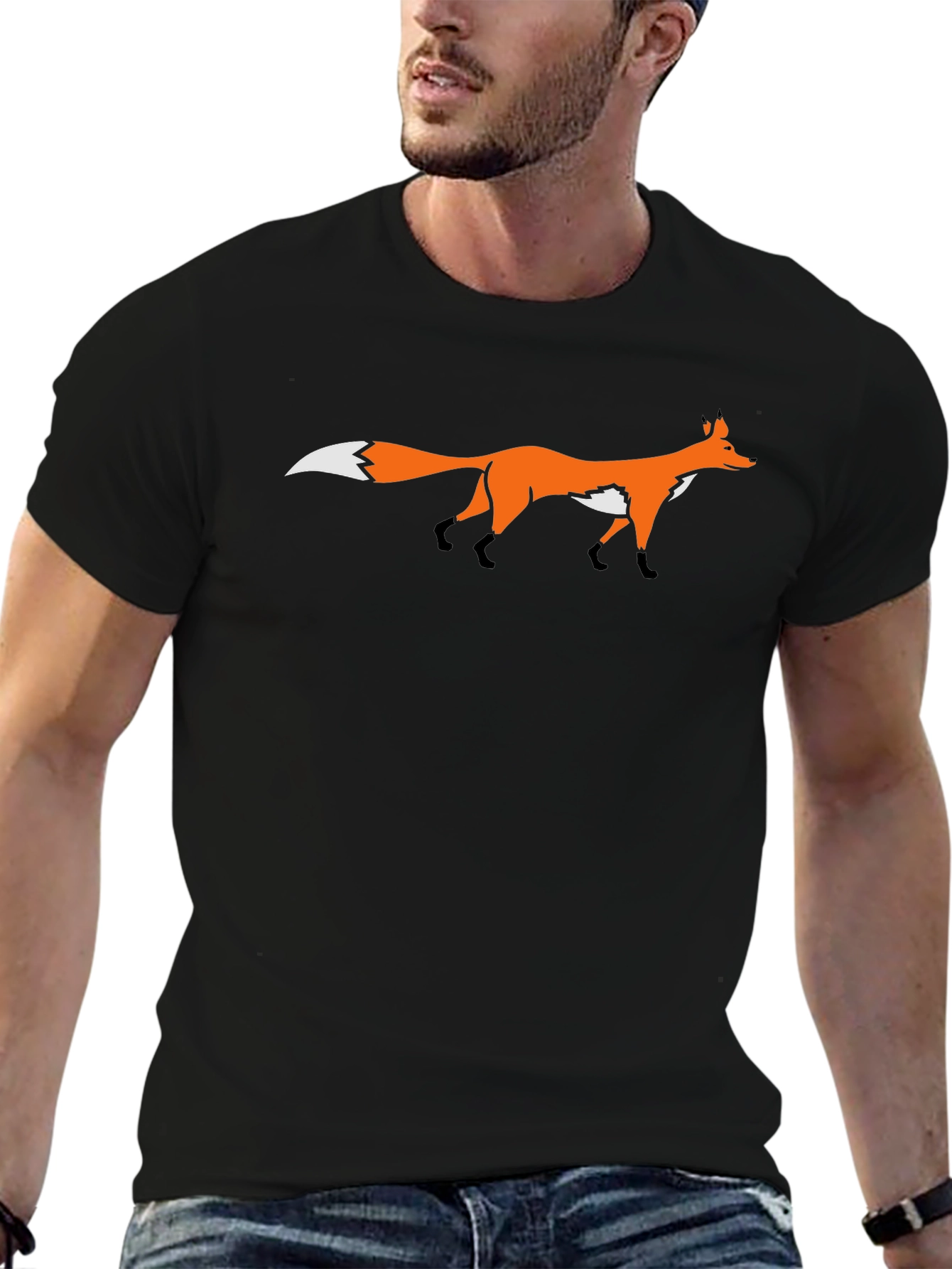 Fox Graphic T-Shirt - Stylish Casual Tee