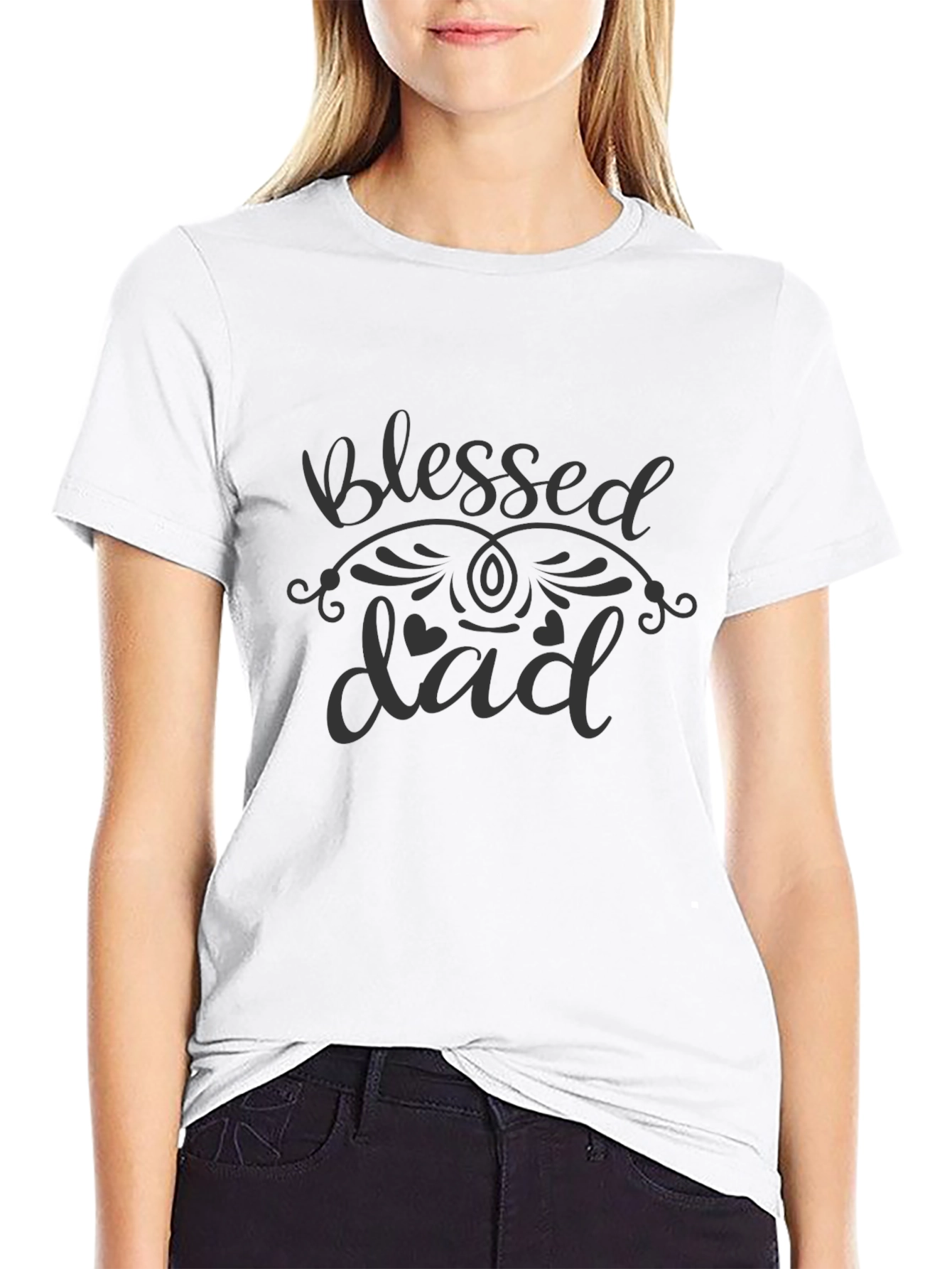 Camiseta Negra Blessed Dad