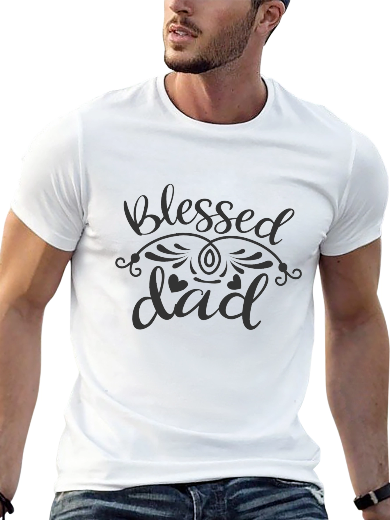 Camiseta Negra Blessed Dad