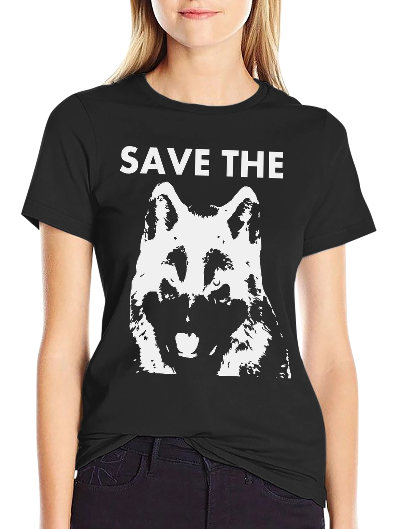 Camiseta Negra Save the [Animal]