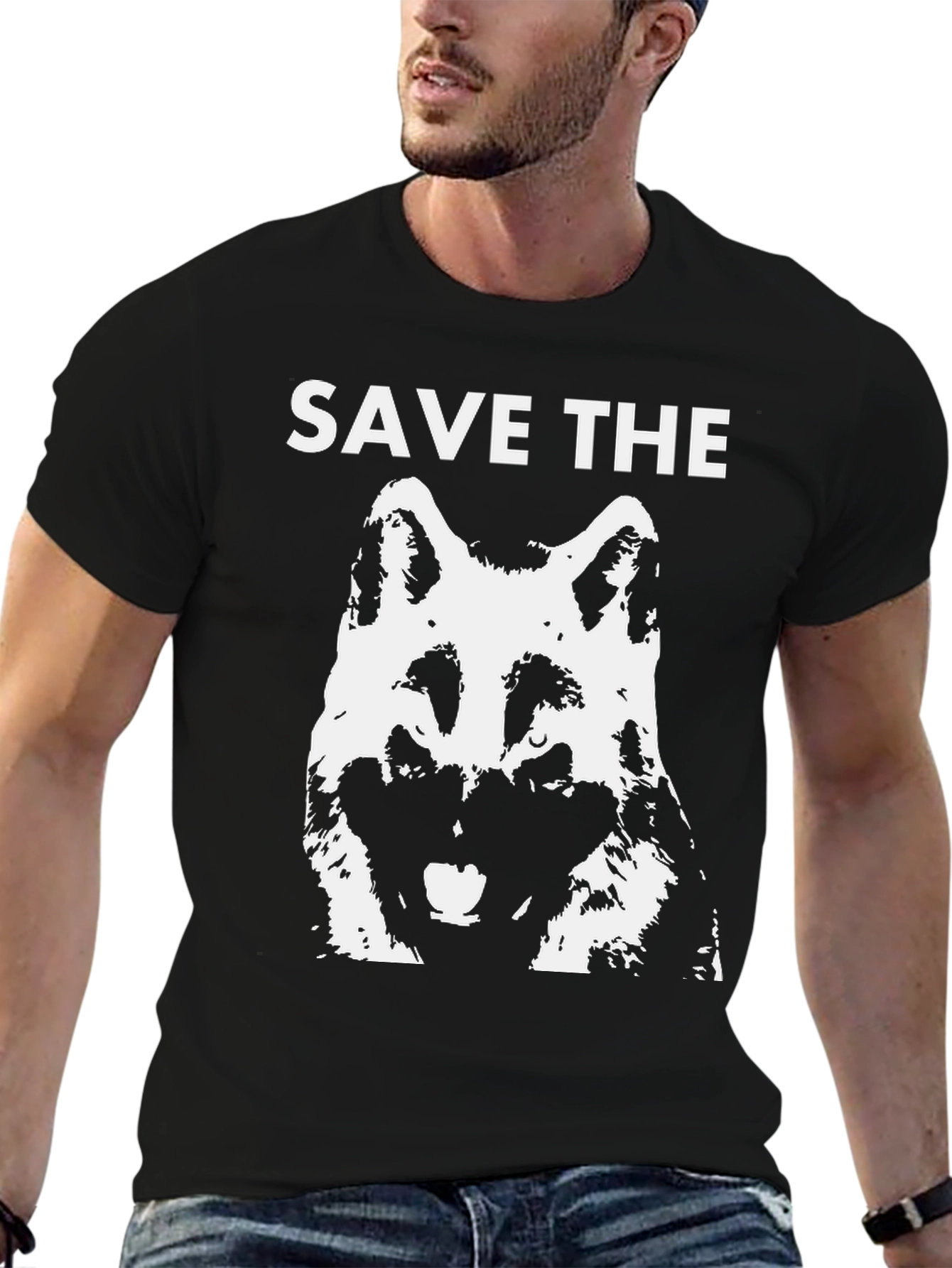 Camiseta Negra Save the [Animal]