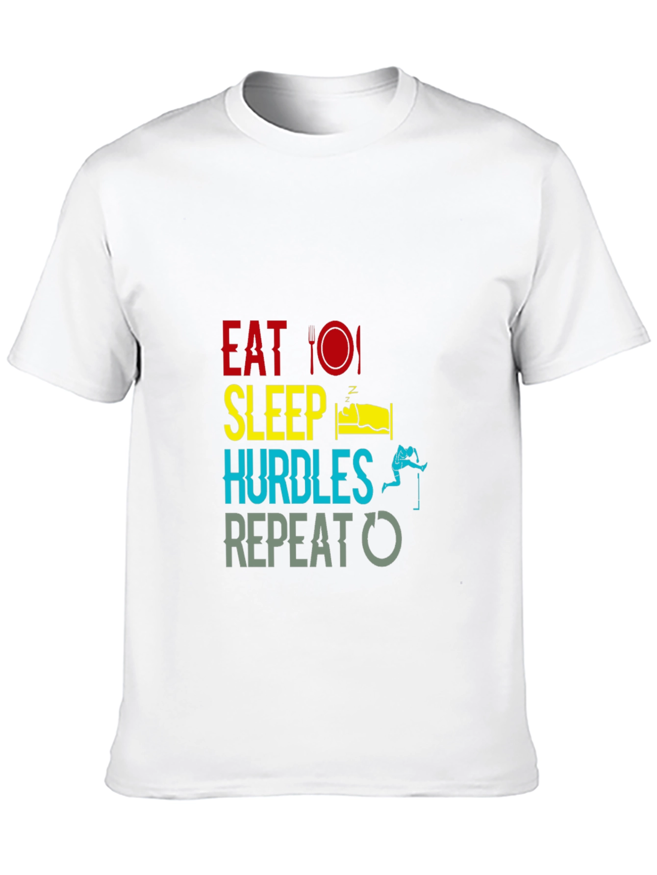 Camiseta Negra: Come Duerme Vallas Repite