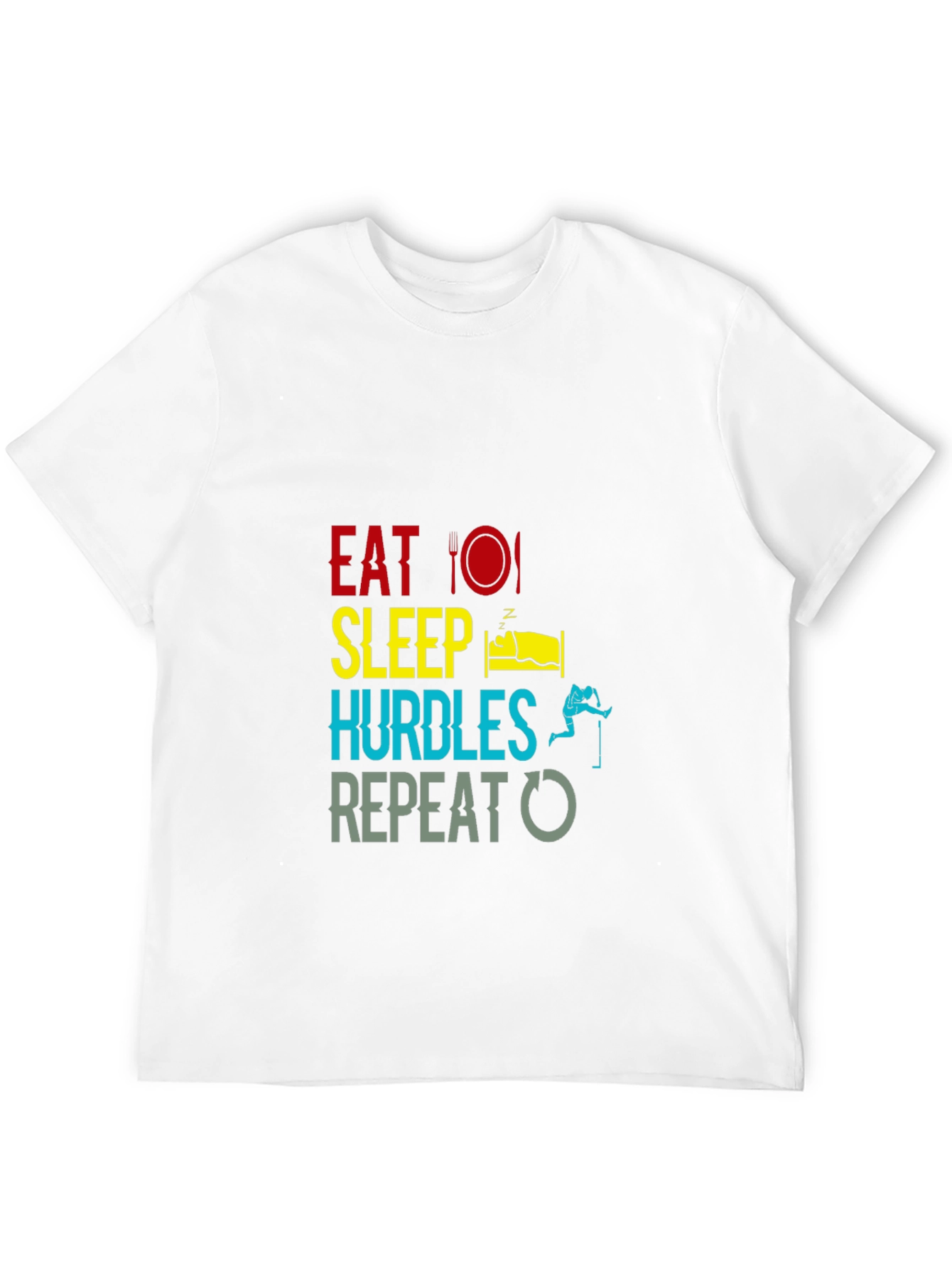 Camiseta Negra: Come Duerme Vallas Repite