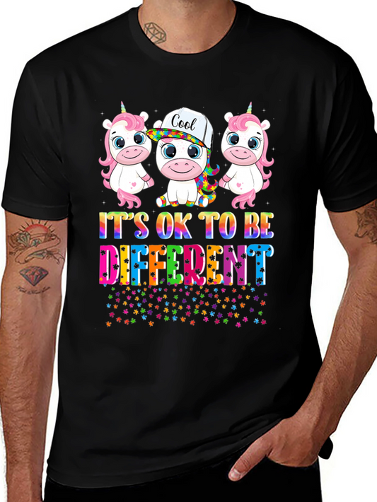 Camiseta Unicornio Autismo: Está Bien Ser Diferente