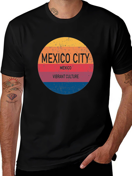 Camiseta México City Vintage - Cultura Vibrante