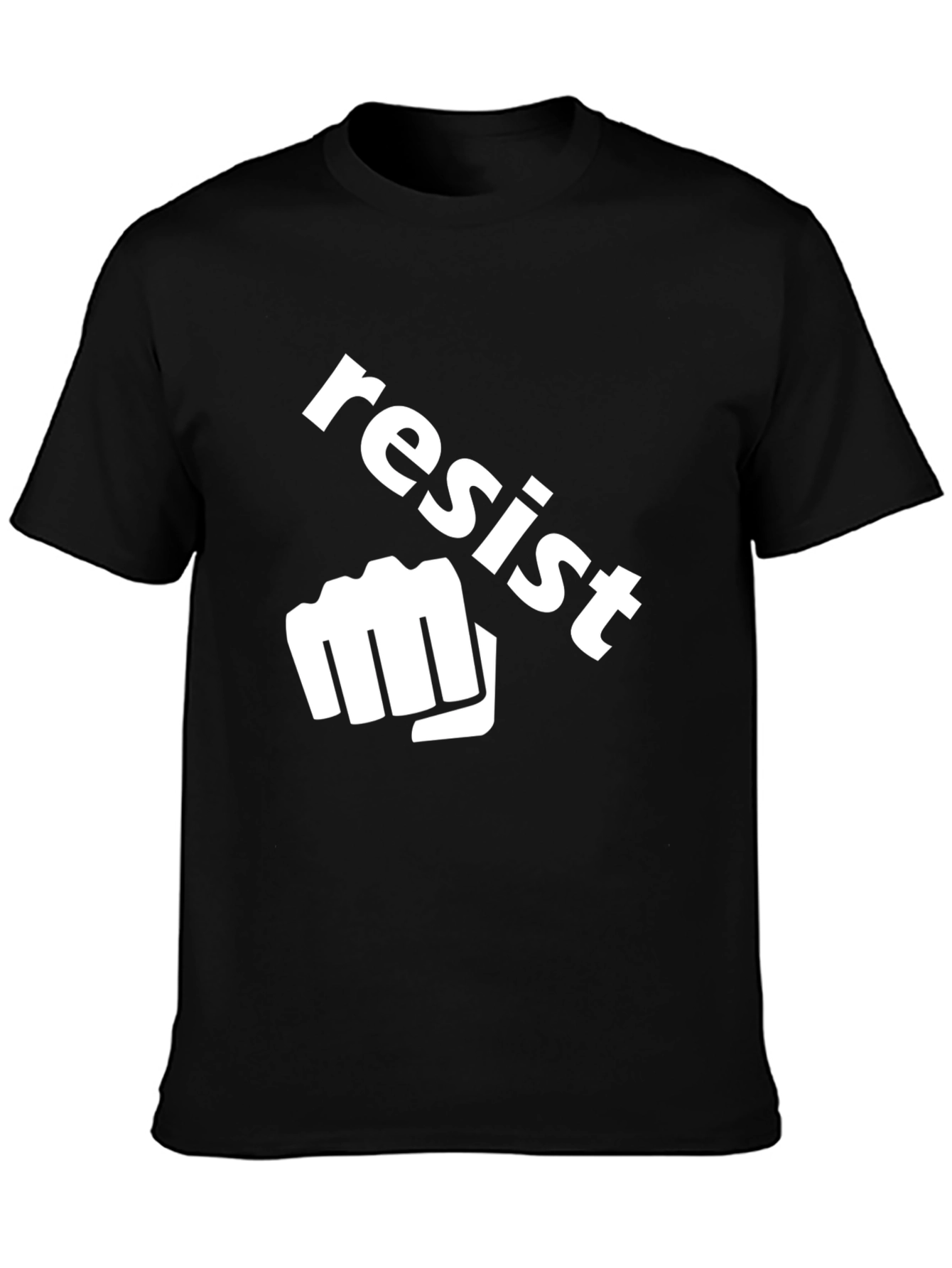 Camiseta Negra Resist Fist