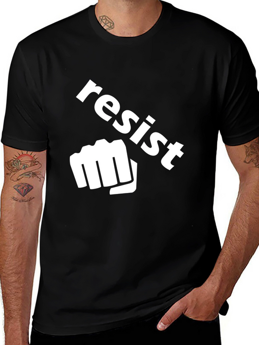 Camiseta Negra Resist Fist