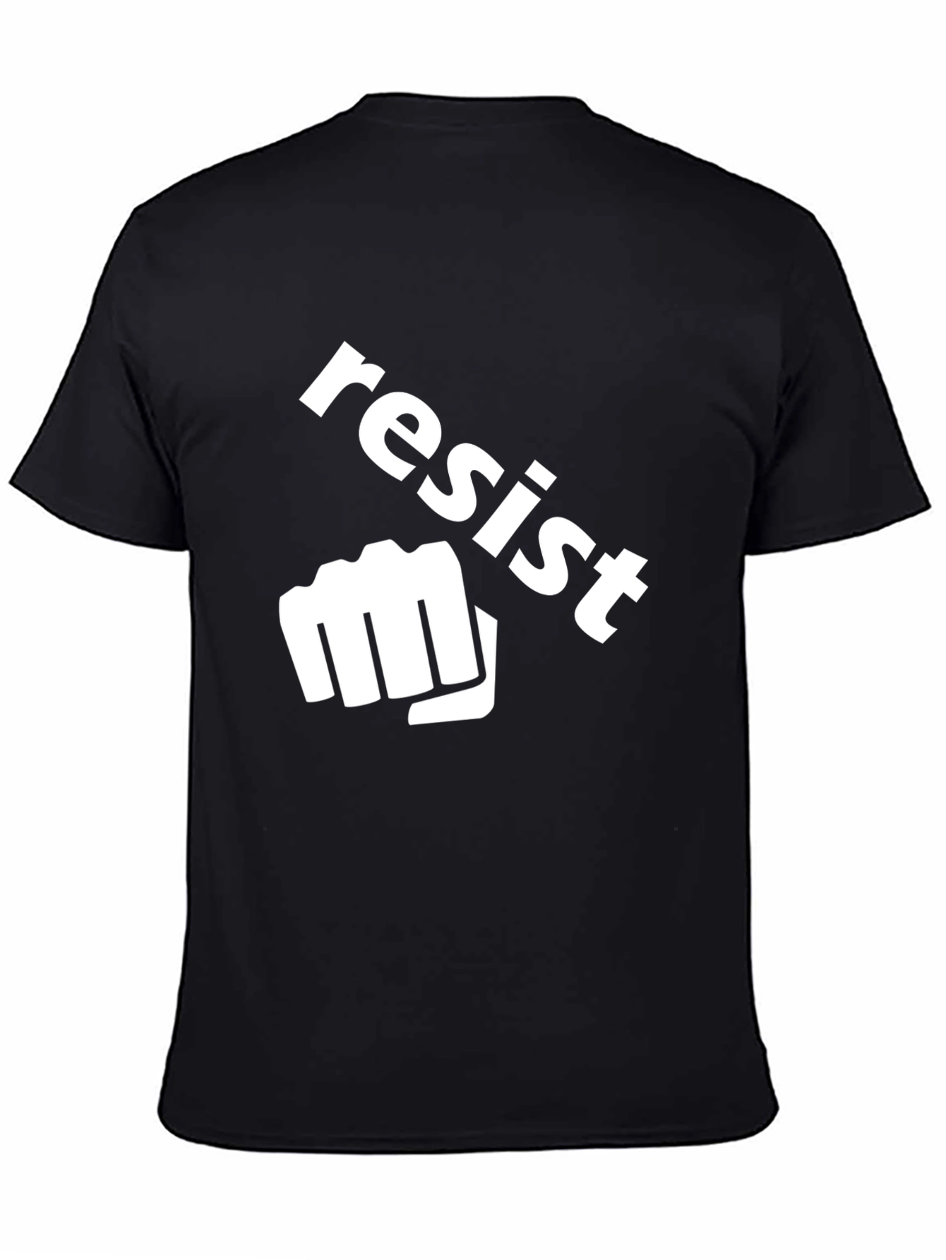 Camiseta Negra Resist Fist