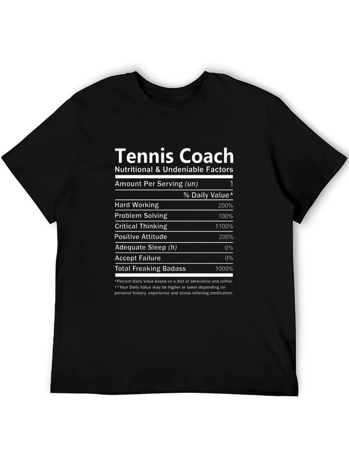 Camiseta Coach de Tenis - Factores Nutricionales