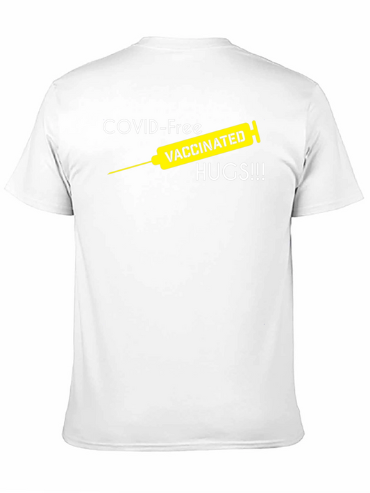 Camiseta COVID-Free Vaccinated Hugs para Adultos