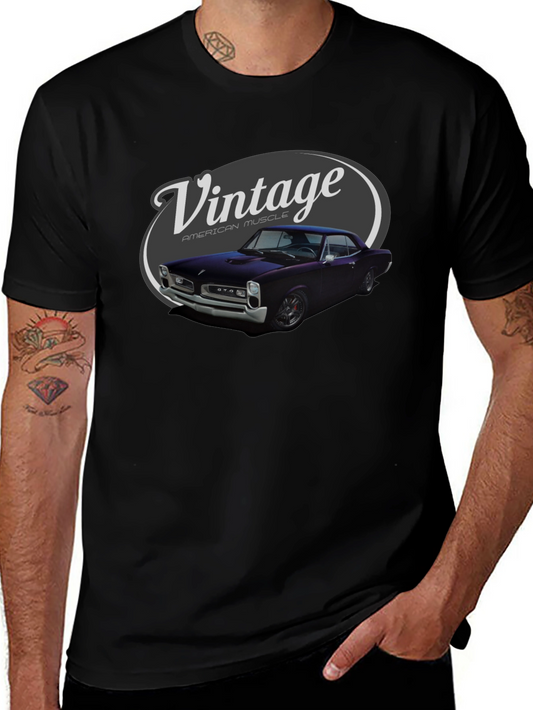 Camiseta Vintage Coche Clásico Americano