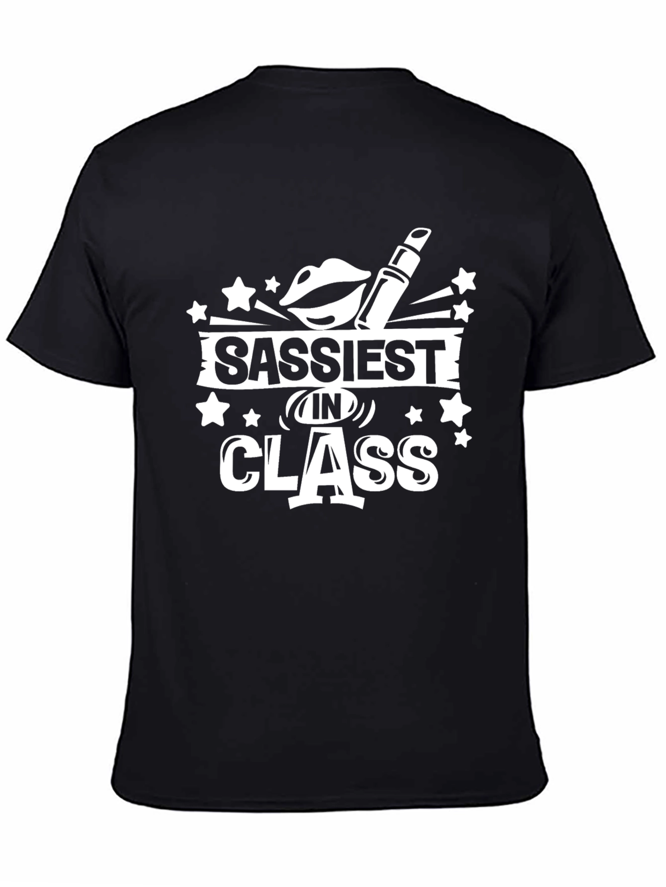 Camiseta Negra: Sassy Class