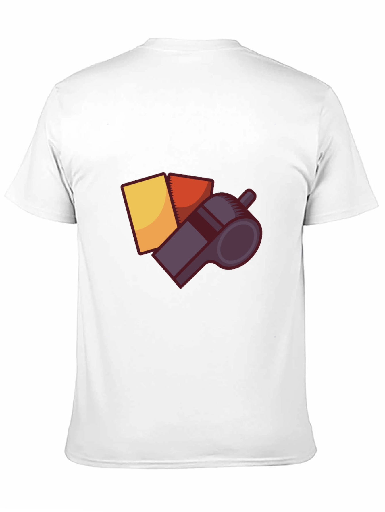 Camiseta Negra Árbitro Fútbol: Tarjetas y Silbato