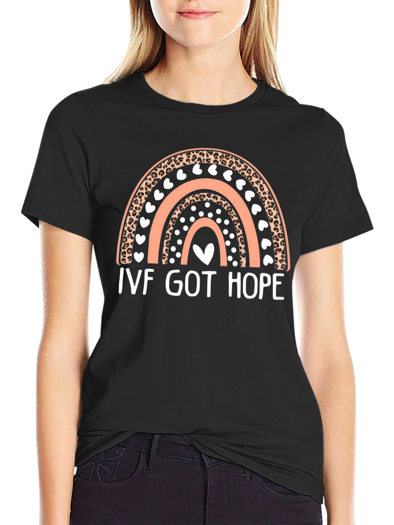 Camiseta IVF Got Hope con Diseño de Arcoíris