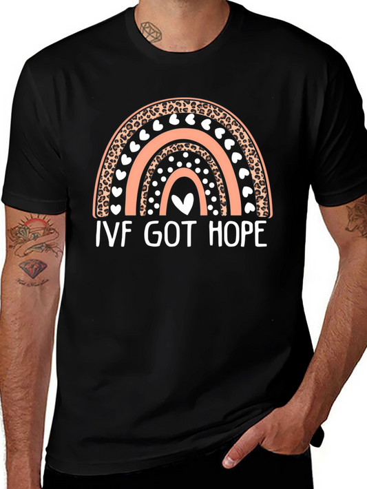 Camiseta IVF Got Hope con Diseño de Arcoíris