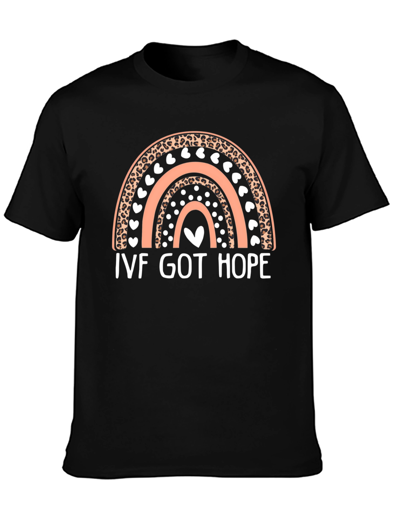 Camiseta IVF Got Hope con Diseño de Arcoíris