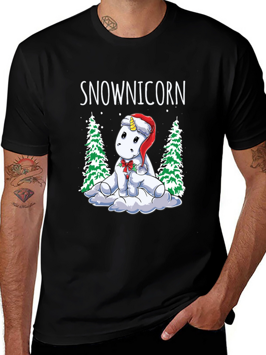 Camiseta Navideña Snowicorn