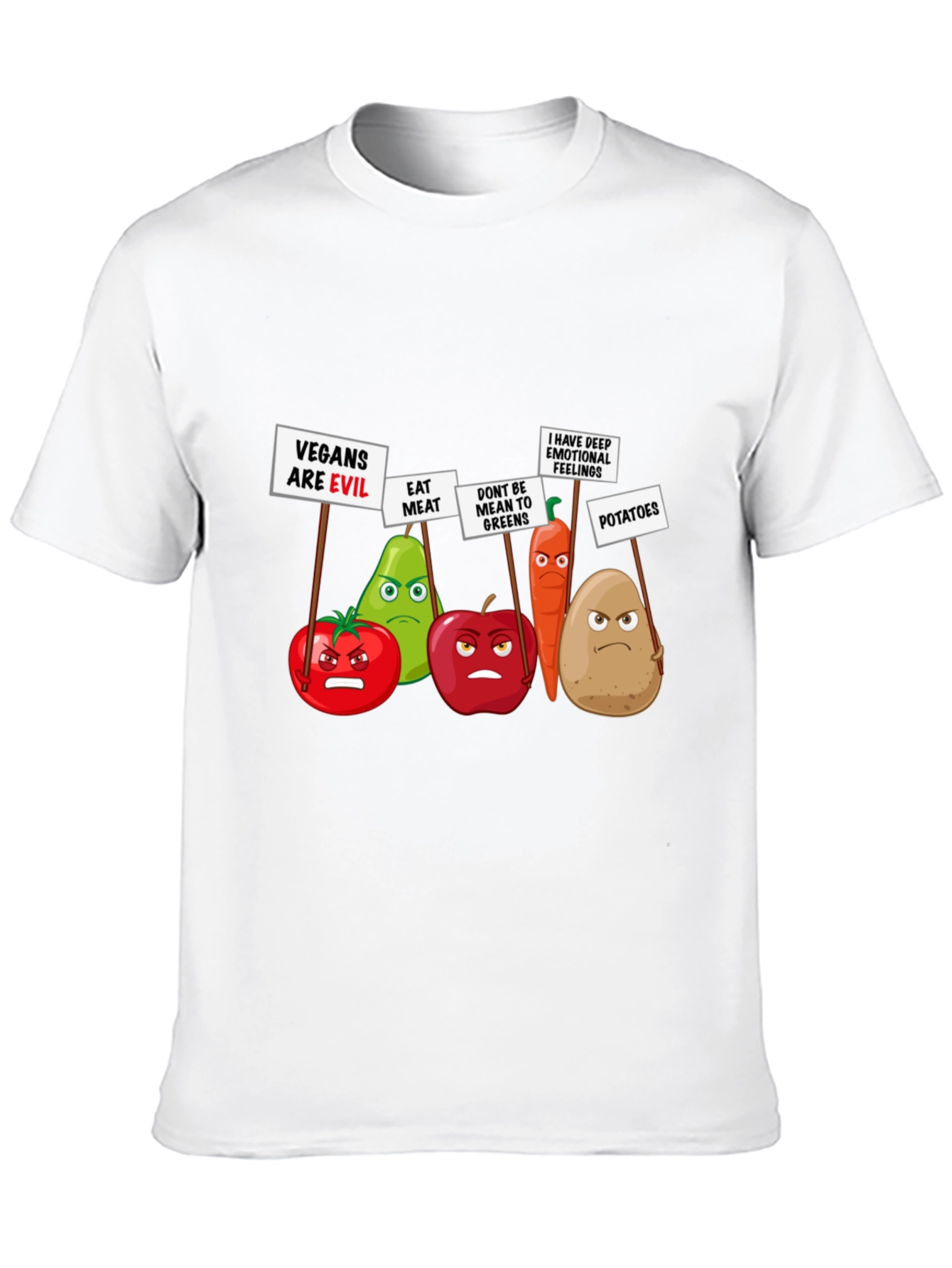 Camiseta Veganos Malvados - Protesta Vegetal