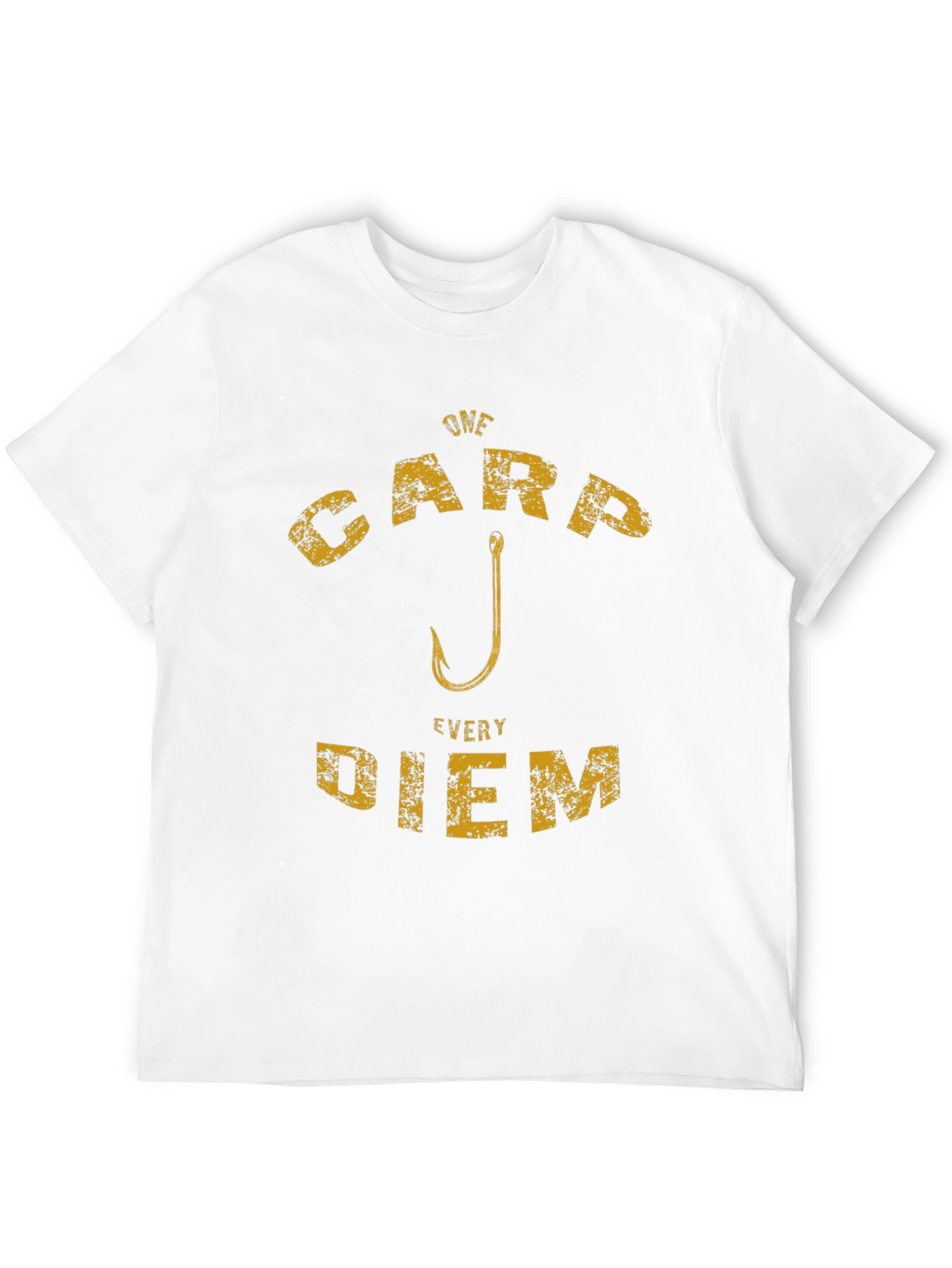 Camiseta Negra: CARP DIEM para Amantes de la Pesca