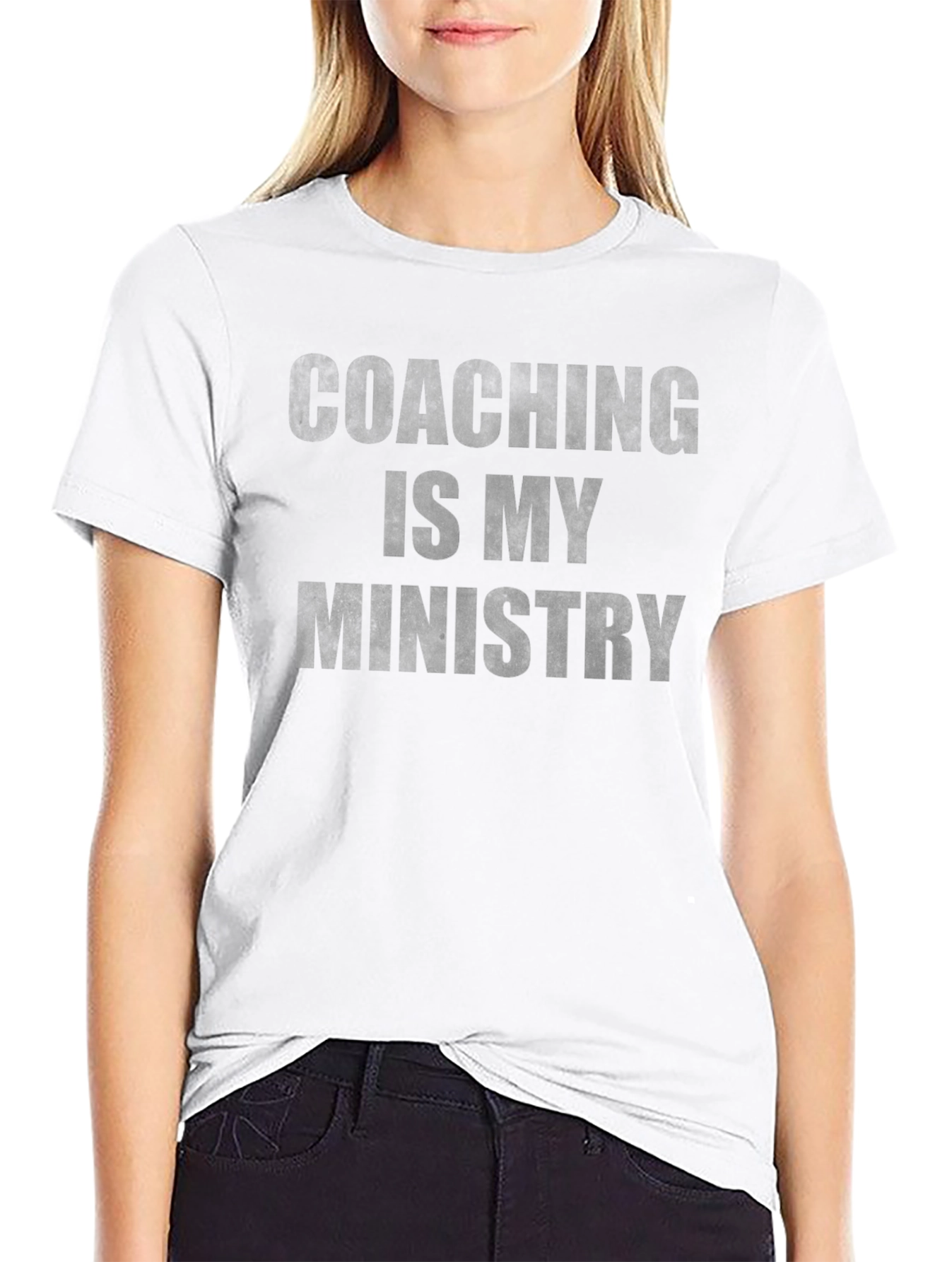 Camiseta Negra: Coaching Is My Ministry