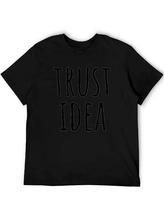 Camiseta Negra Trust Idea para Hombre