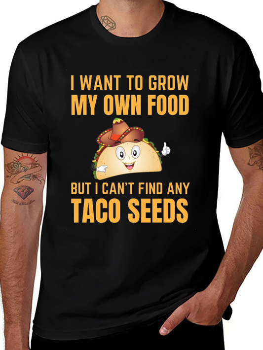 Camiseta Semillas de Taco - Humor de Comida Mexicana