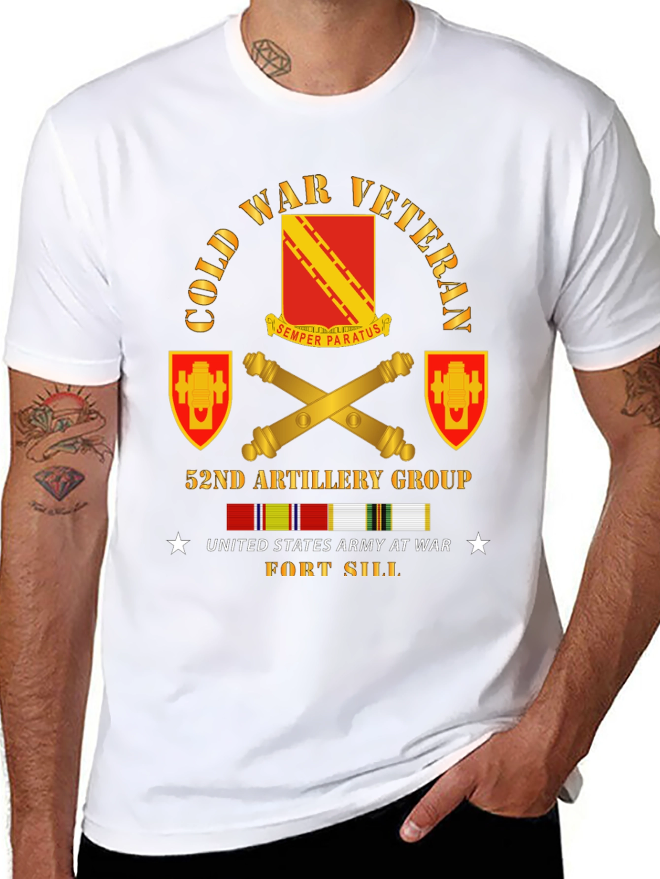 Camiseta Veterano Guerra Fría Artillería 52
