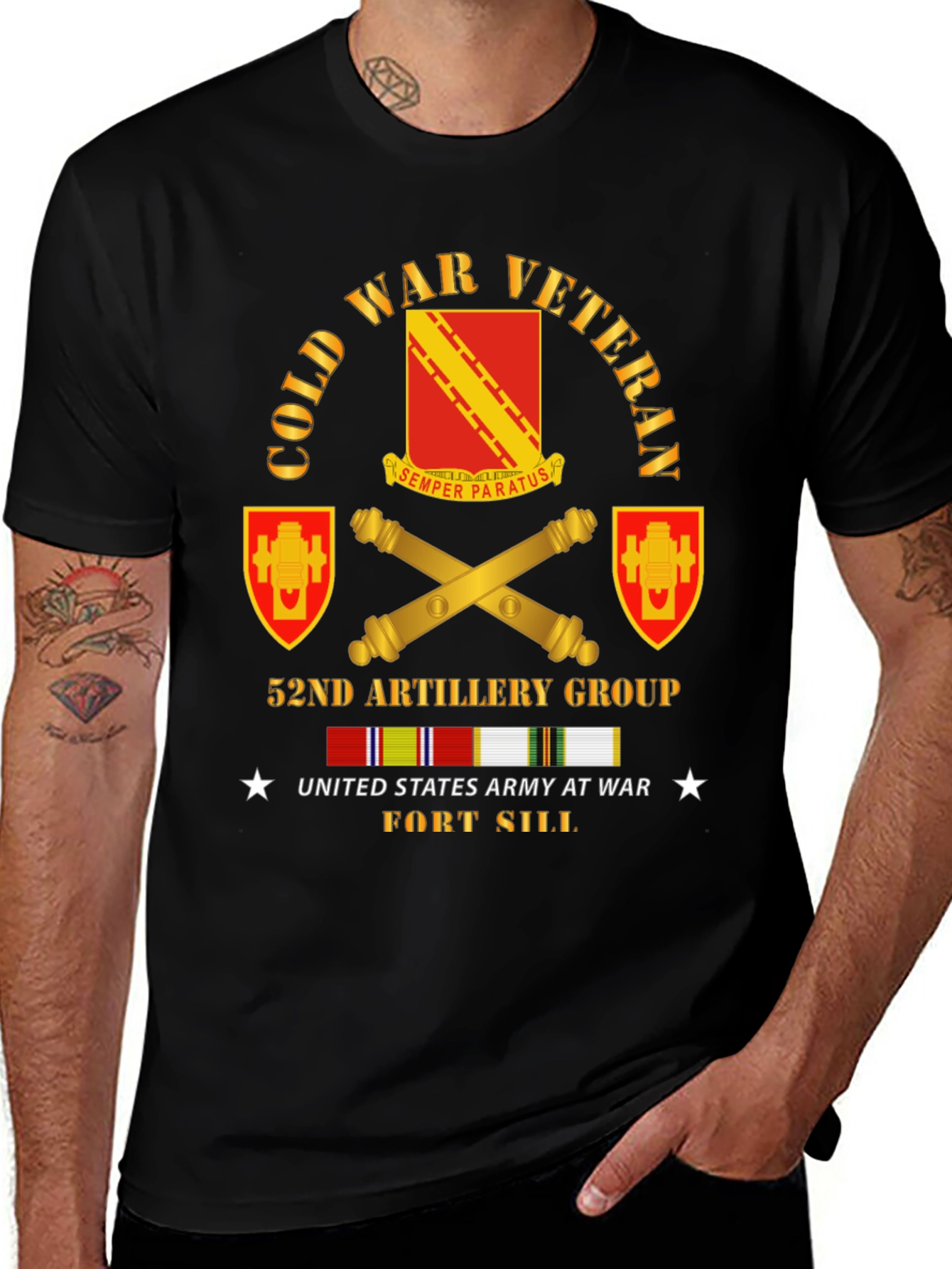 Camiseta Veterano Guerra Fría Artillería 52
