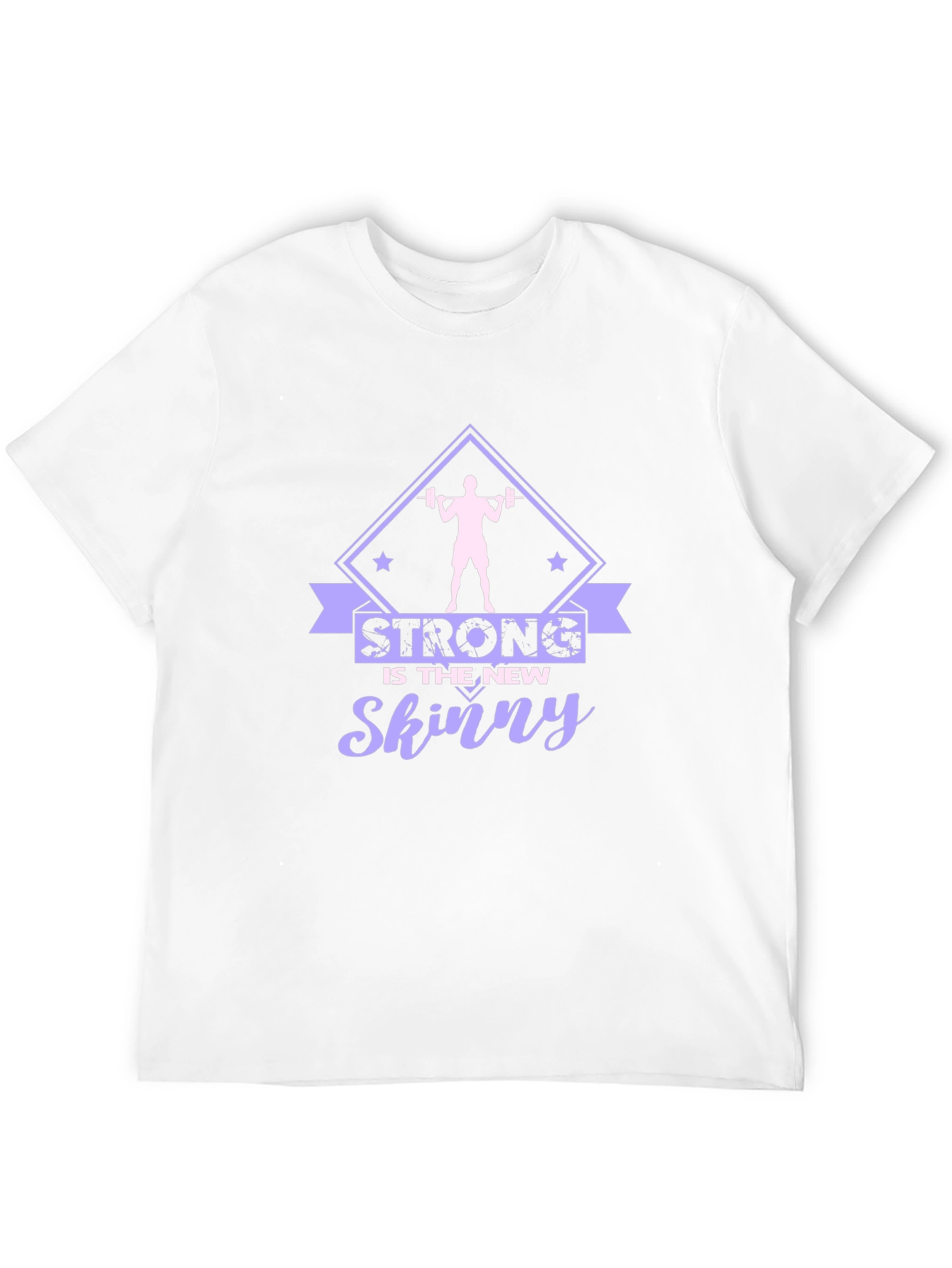 Camiseta Negra: Fuerte es el Nuevo Delgado