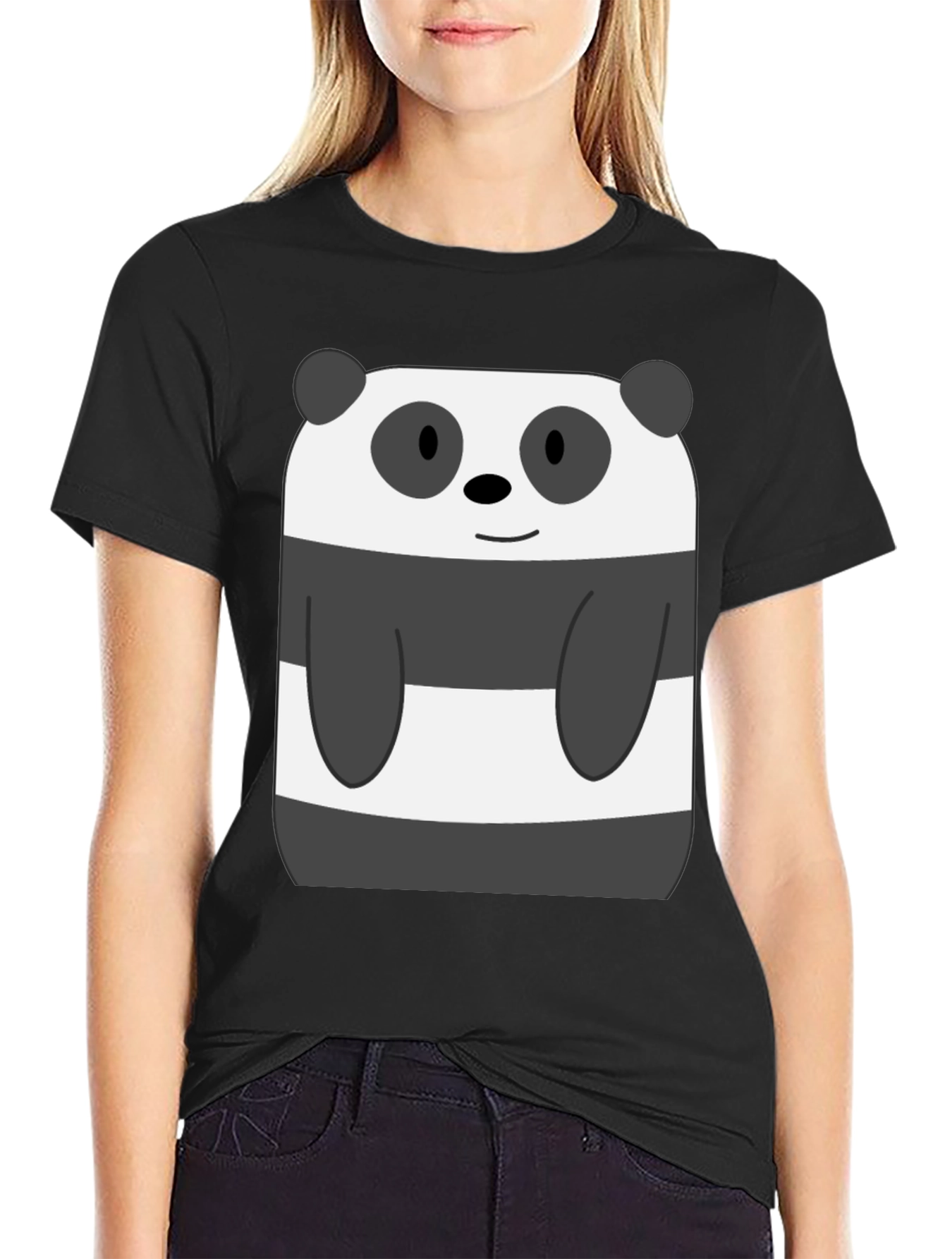 Camiseta Oso Panda We Bare Bears Hombre