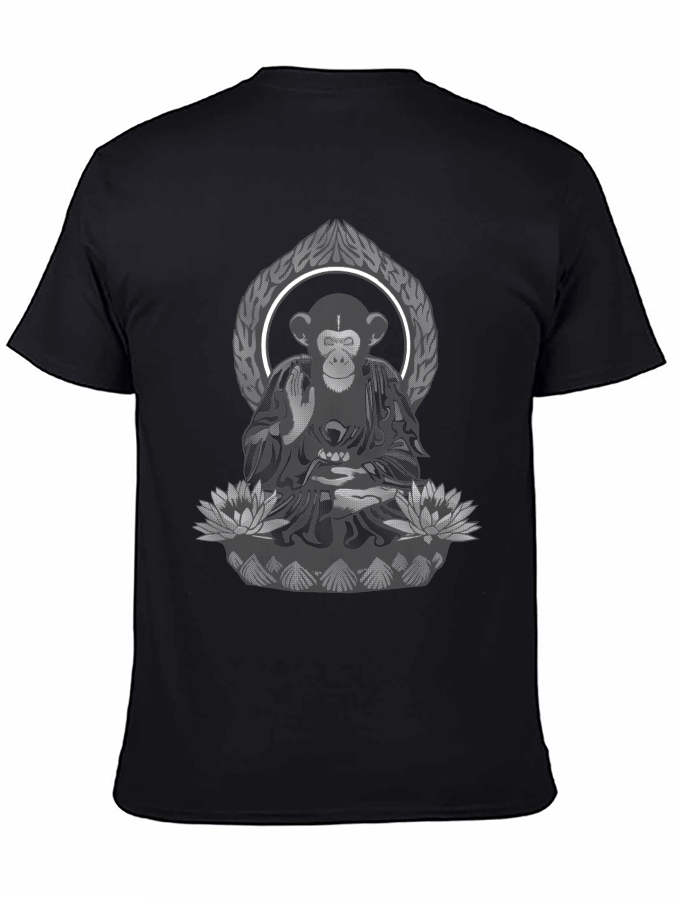 Camiseta Buda Mono - Diseño Único y Original