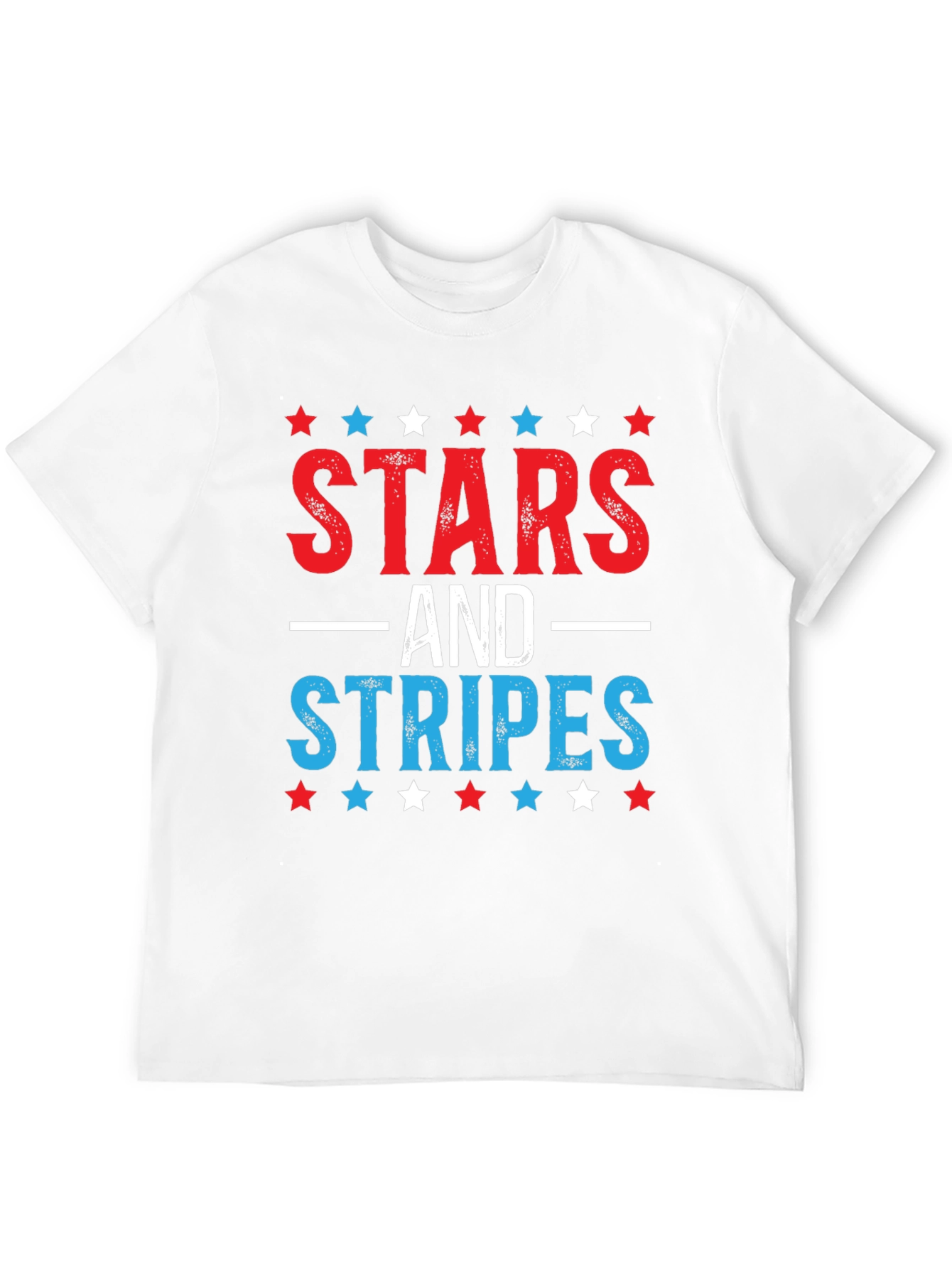Camiseta Hombre Stars and Stripes - Estilo Patriótico