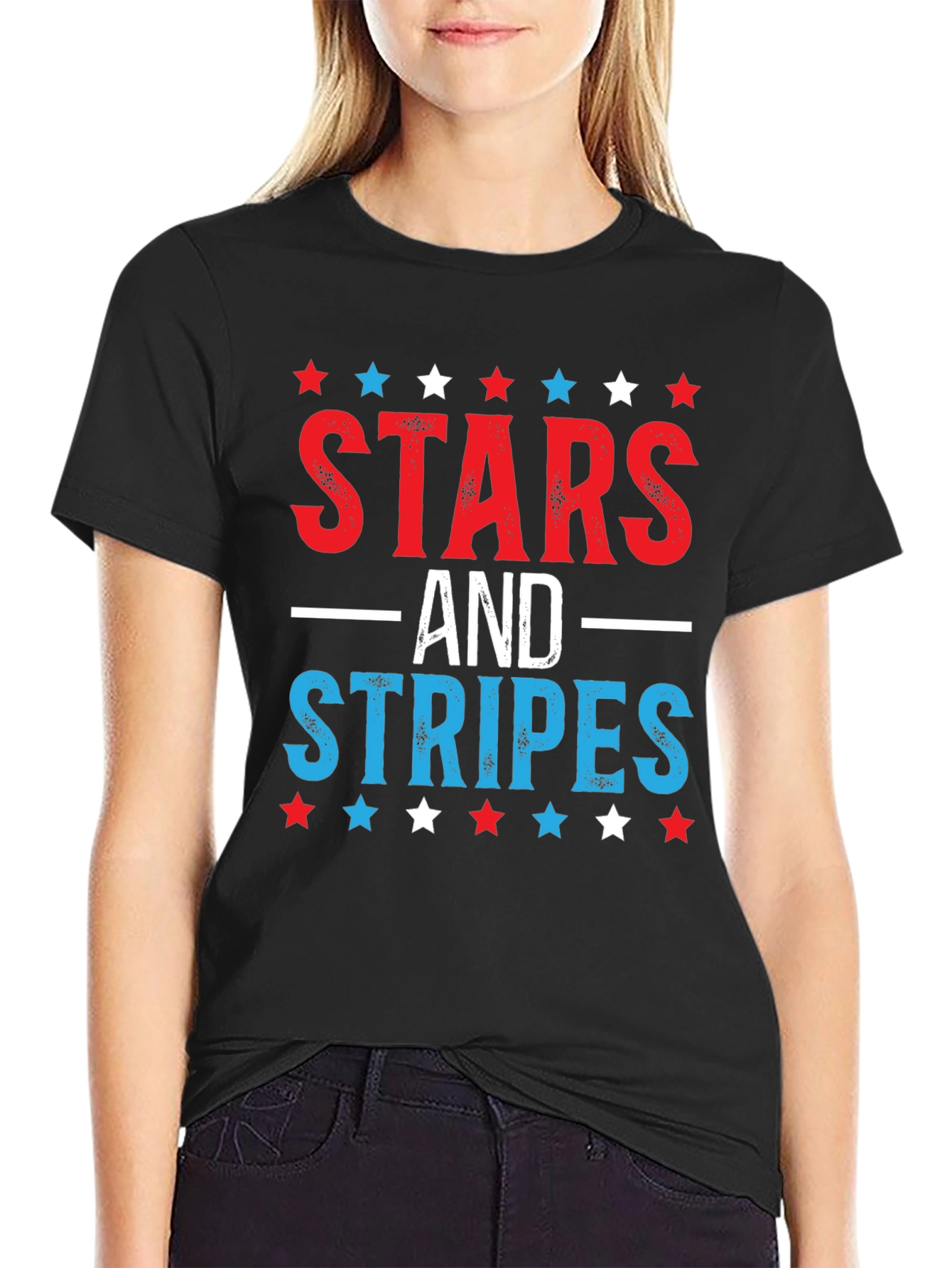 Camiseta Hombre Stars and Stripes - Estilo Patriótico