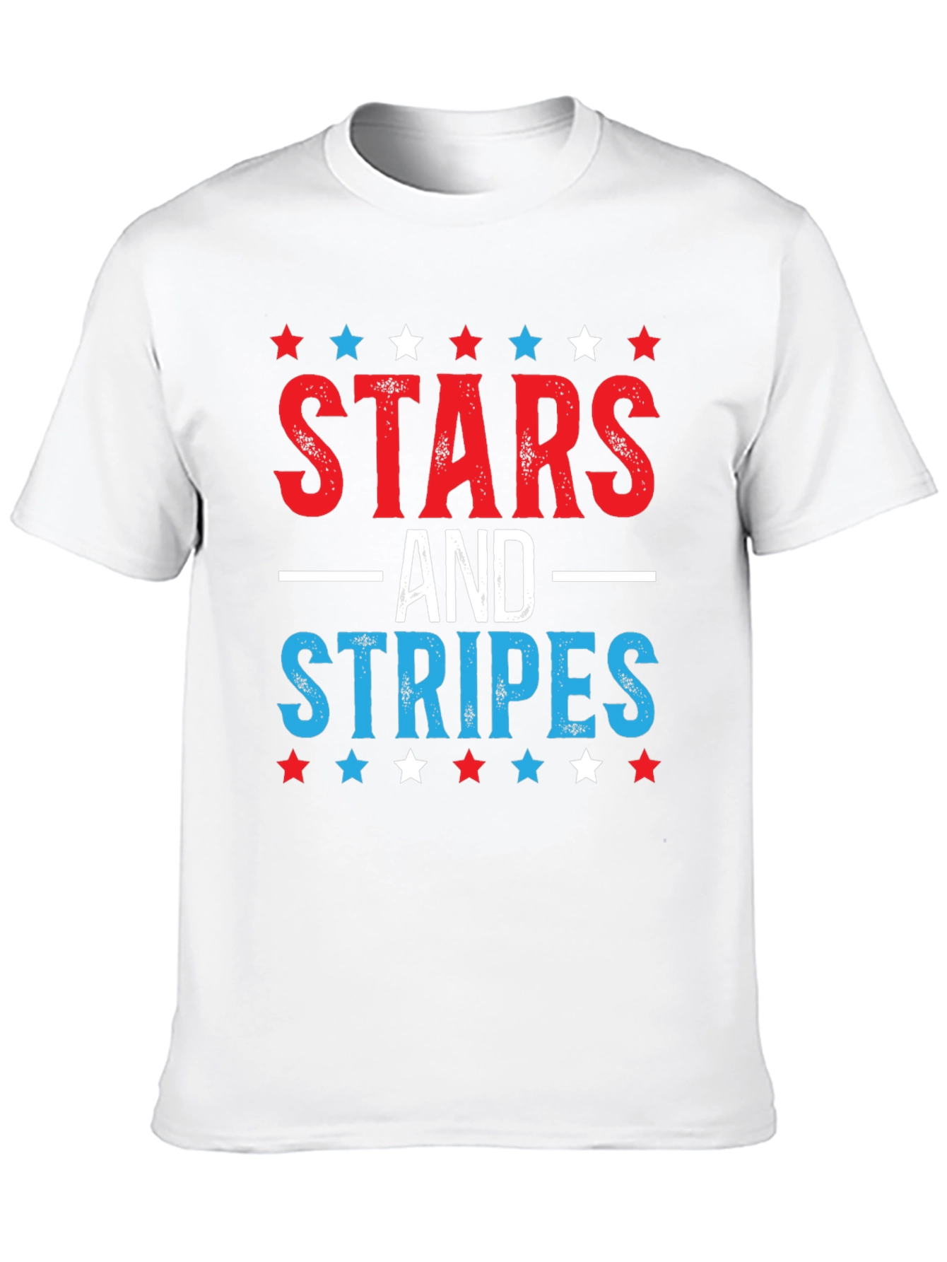 Camiseta Hombre Stars and Stripes - Estilo Patriótico