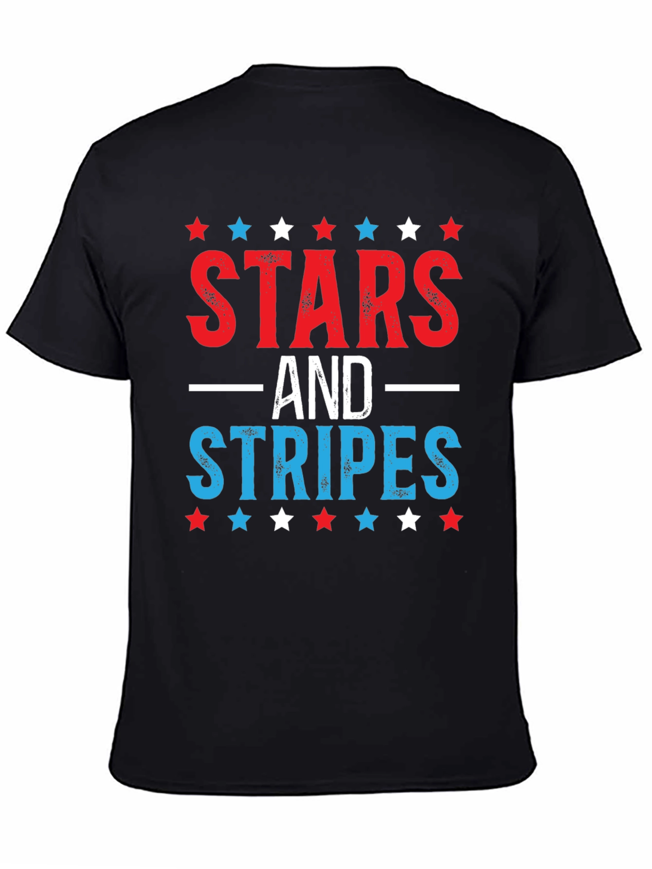 Camiseta Hombre Stars and Stripes - Estilo Patriótico