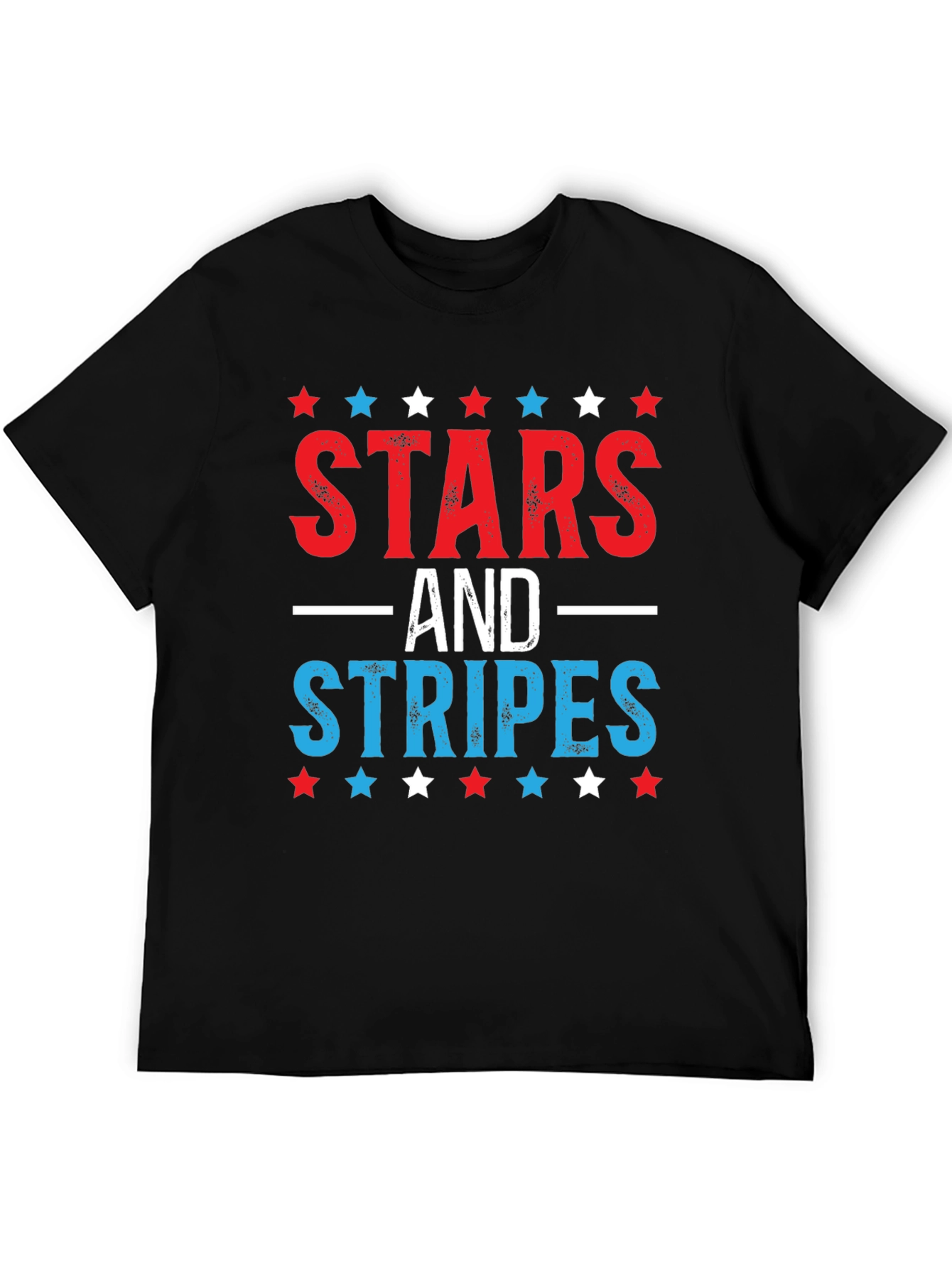 Camiseta Hombre Stars and Stripes - Estilo Patriótico