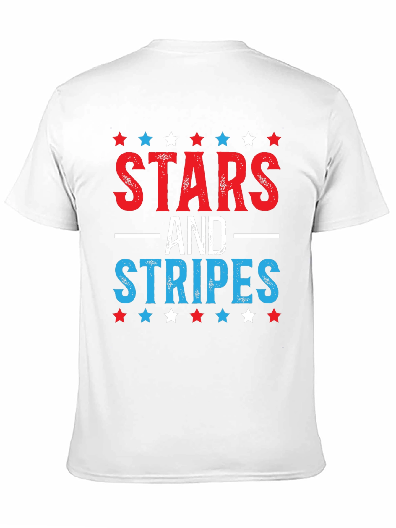 Camiseta Hombre Stars and Stripes - Estilo Patriótico