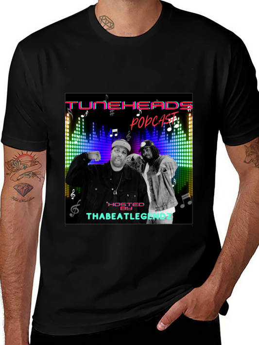 Camiseta Negra TuneHeads Podcast