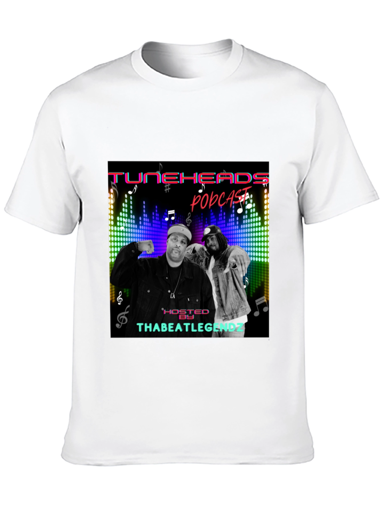 Camiseta Negra TuneHeads Podcast