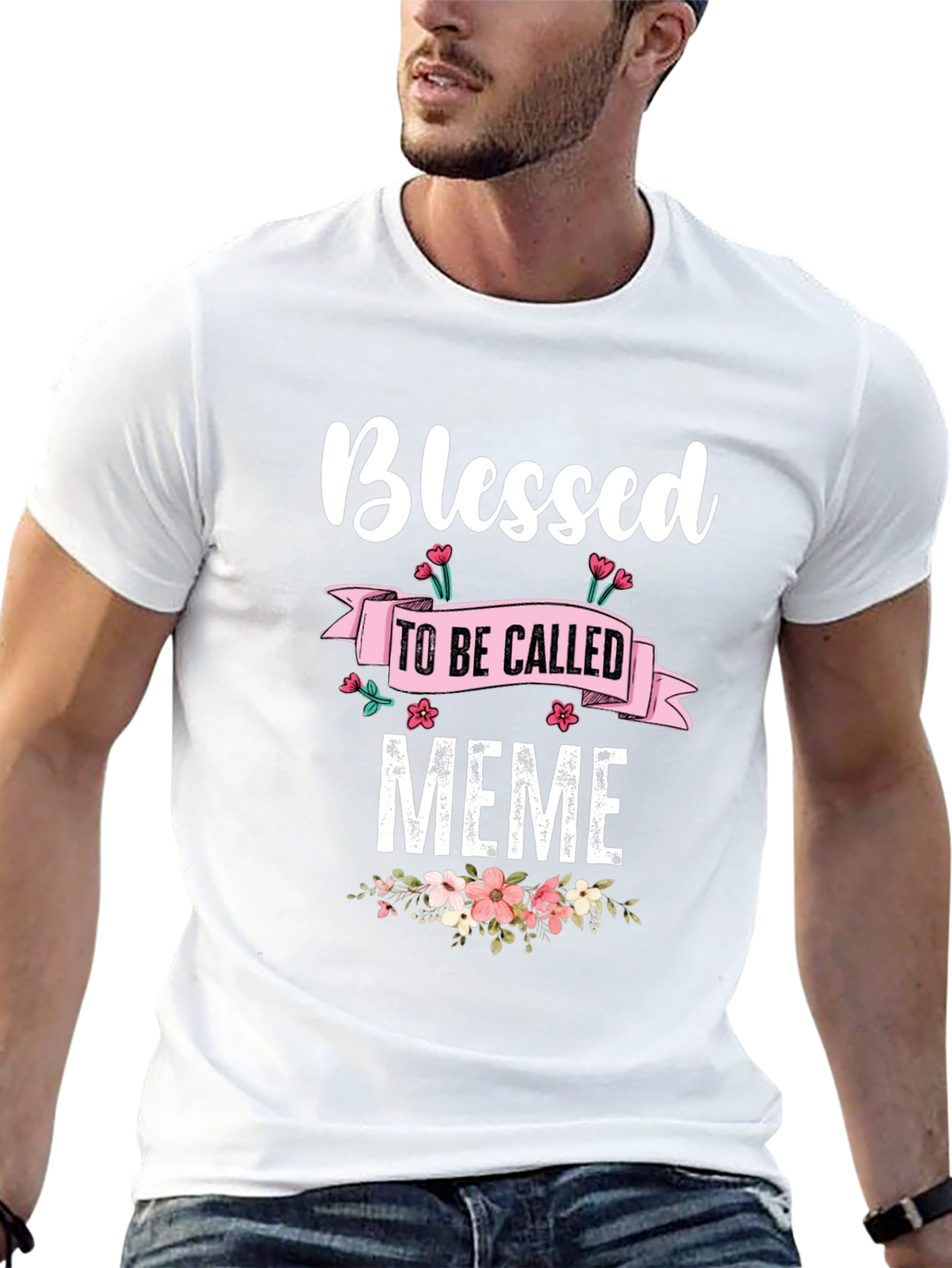 Camiseta Negra Blessed to be Called Meme