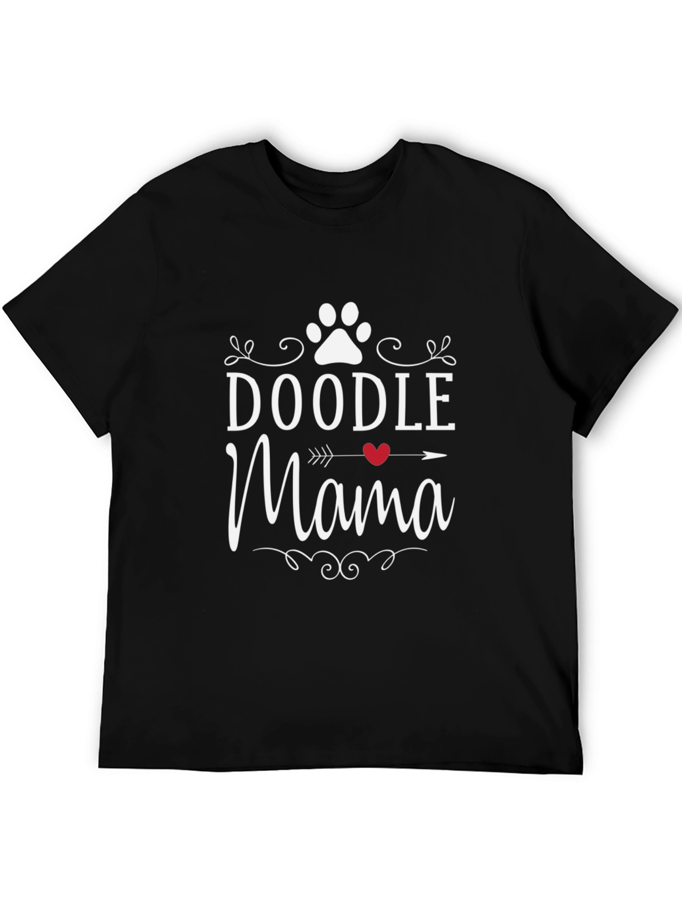 Camiseta Negra Doodle Mama