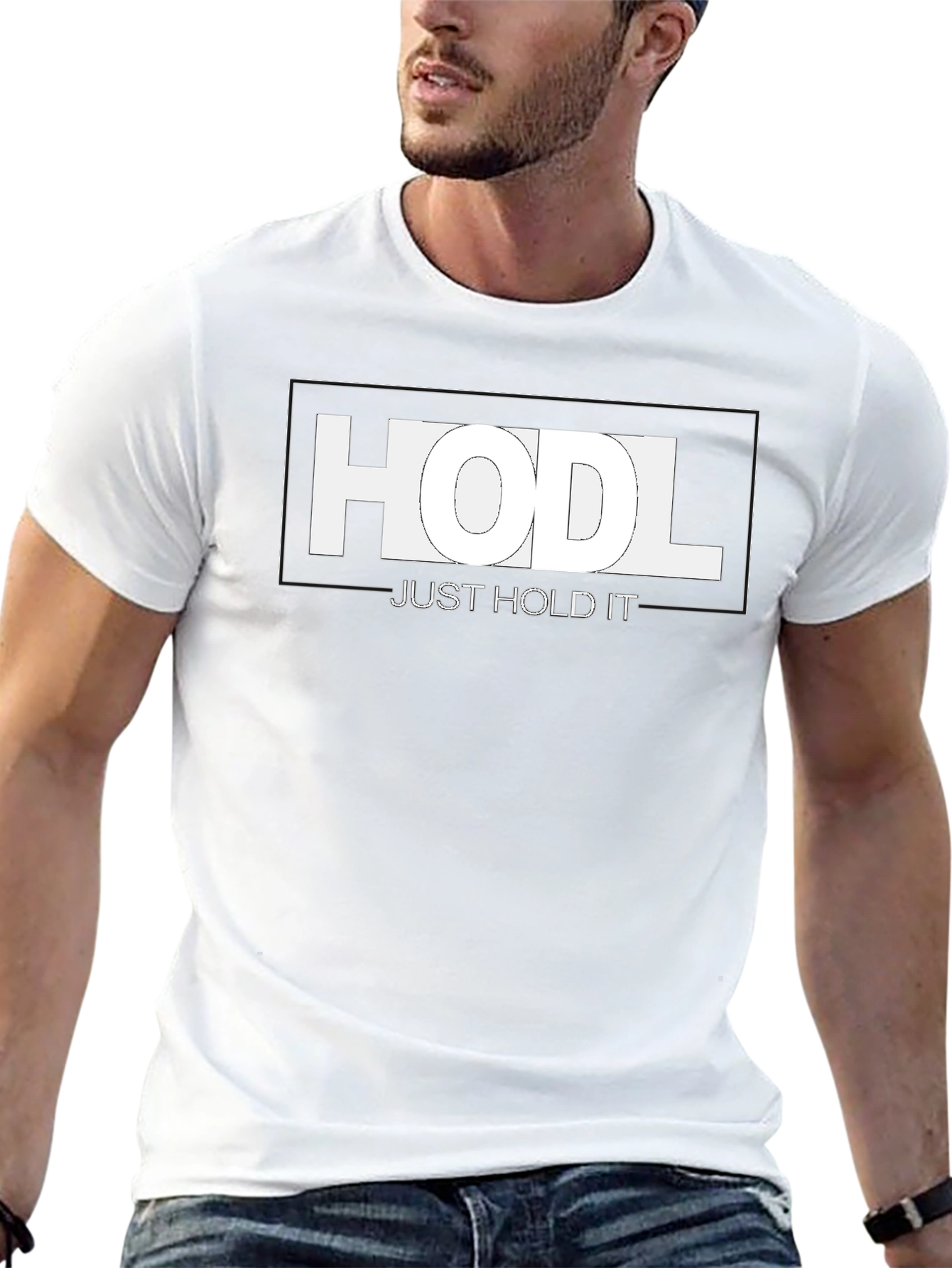 Camiseta HODL: Just Hold It - Criptomonedas