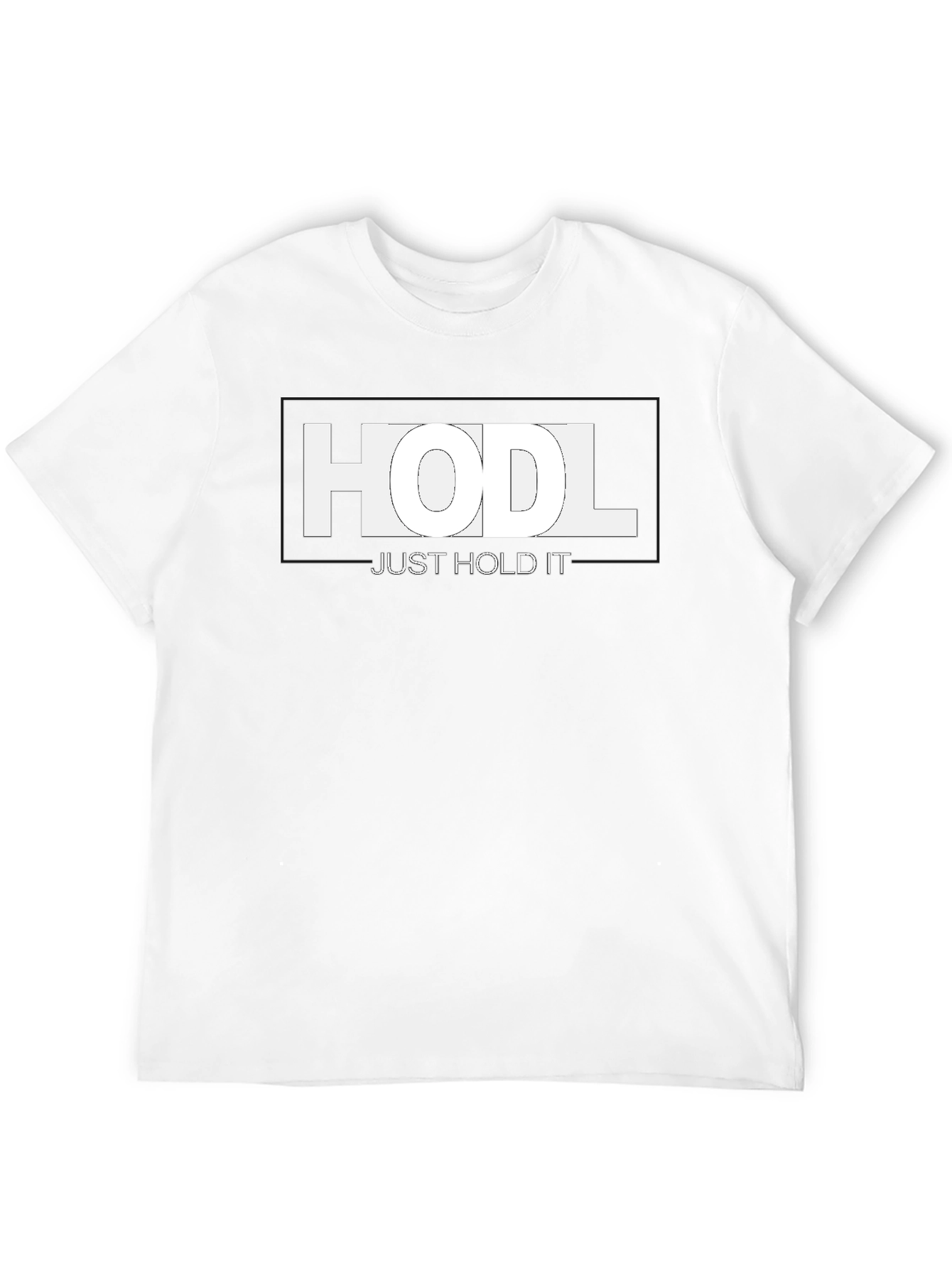 Camiseta HODL: Just Hold It - Criptomonedas