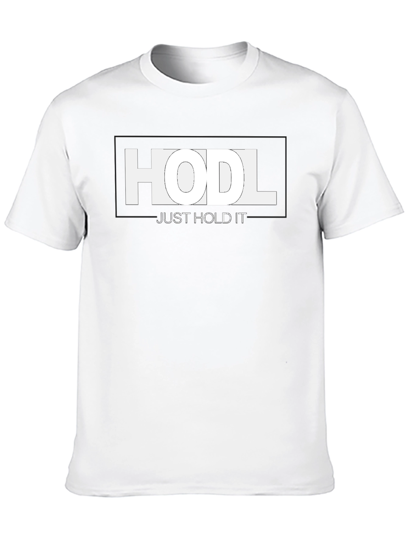 Camiseta HODL: Just Hold It - Criptomonedas