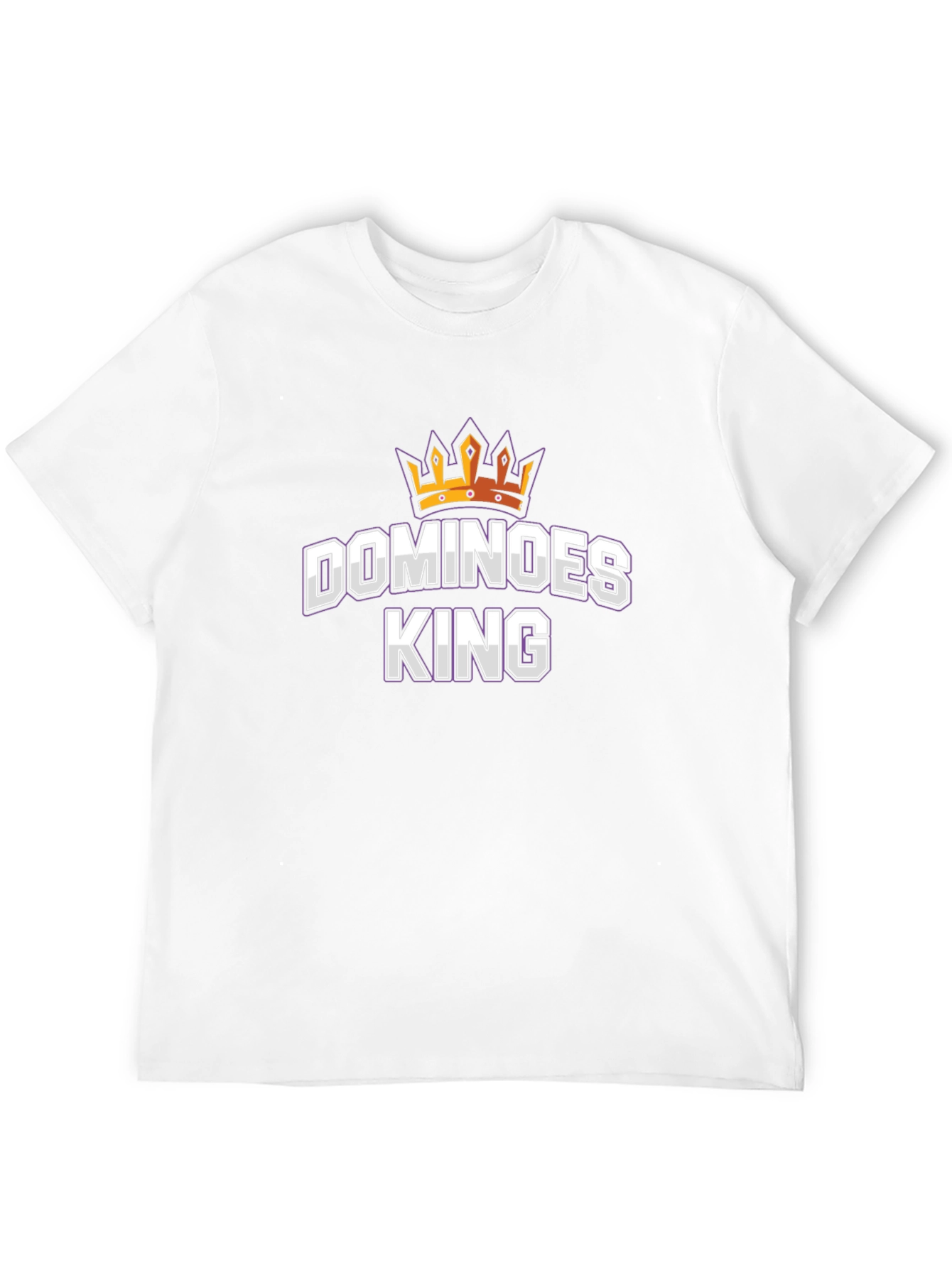 Dominoes King Graphic T-Shirt - Black
