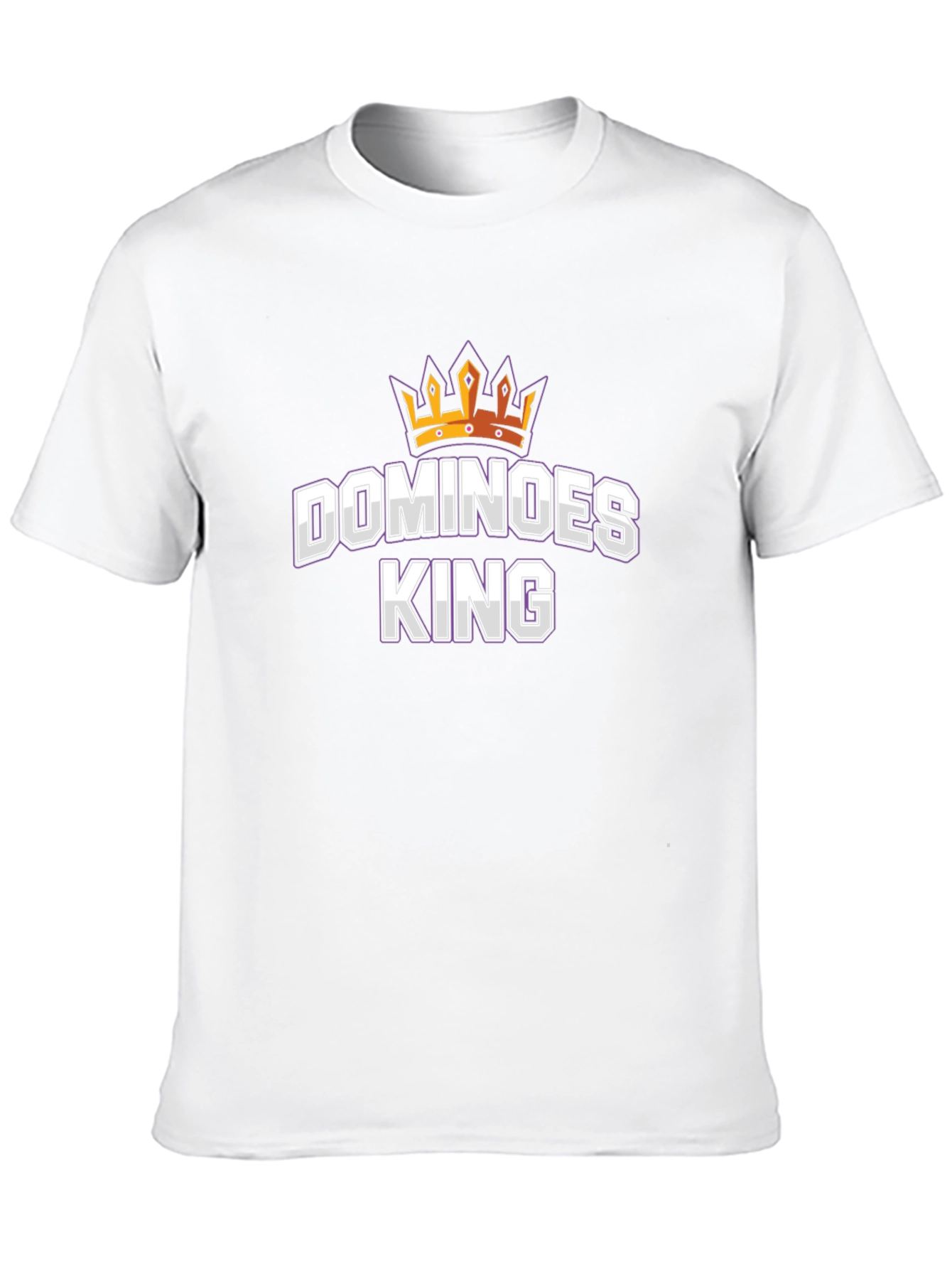 Dominoes King Graphic T-Shirt - Black