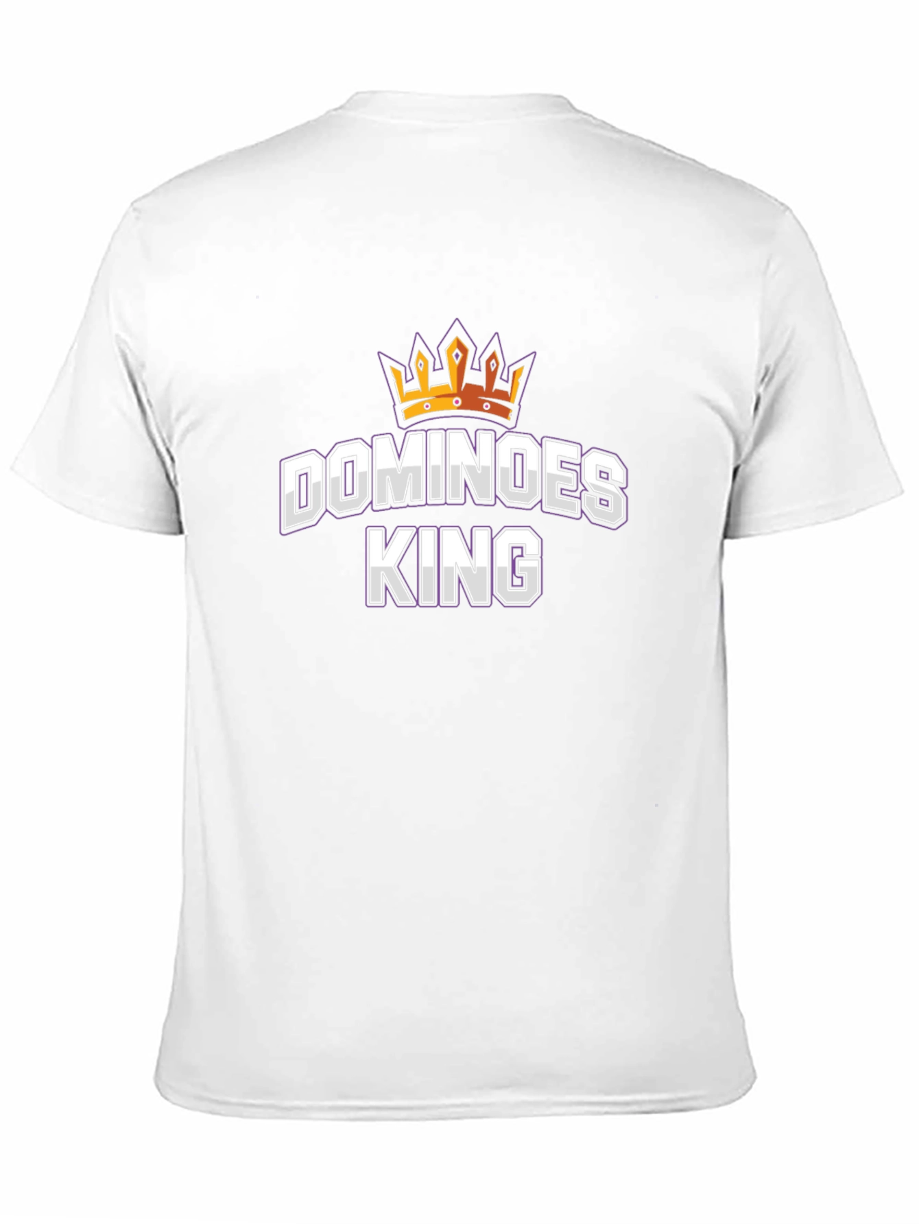 Dominoes King Graphic T-Shirt - Black