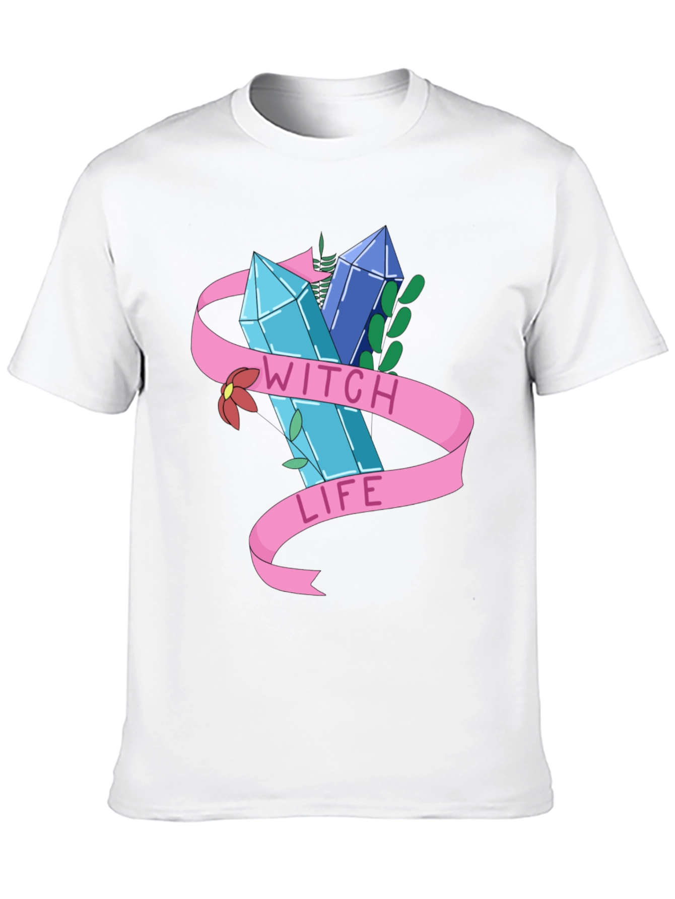 Camiseta Negra Witch Life Diseño Místico