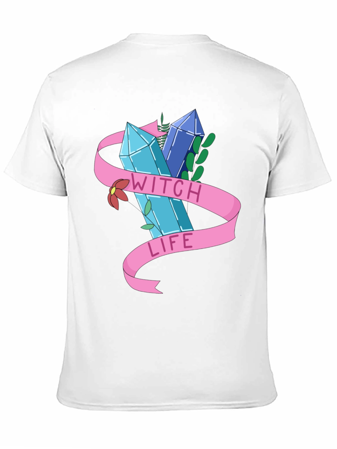 Camiseta Negra Witch Life Diseño Místico